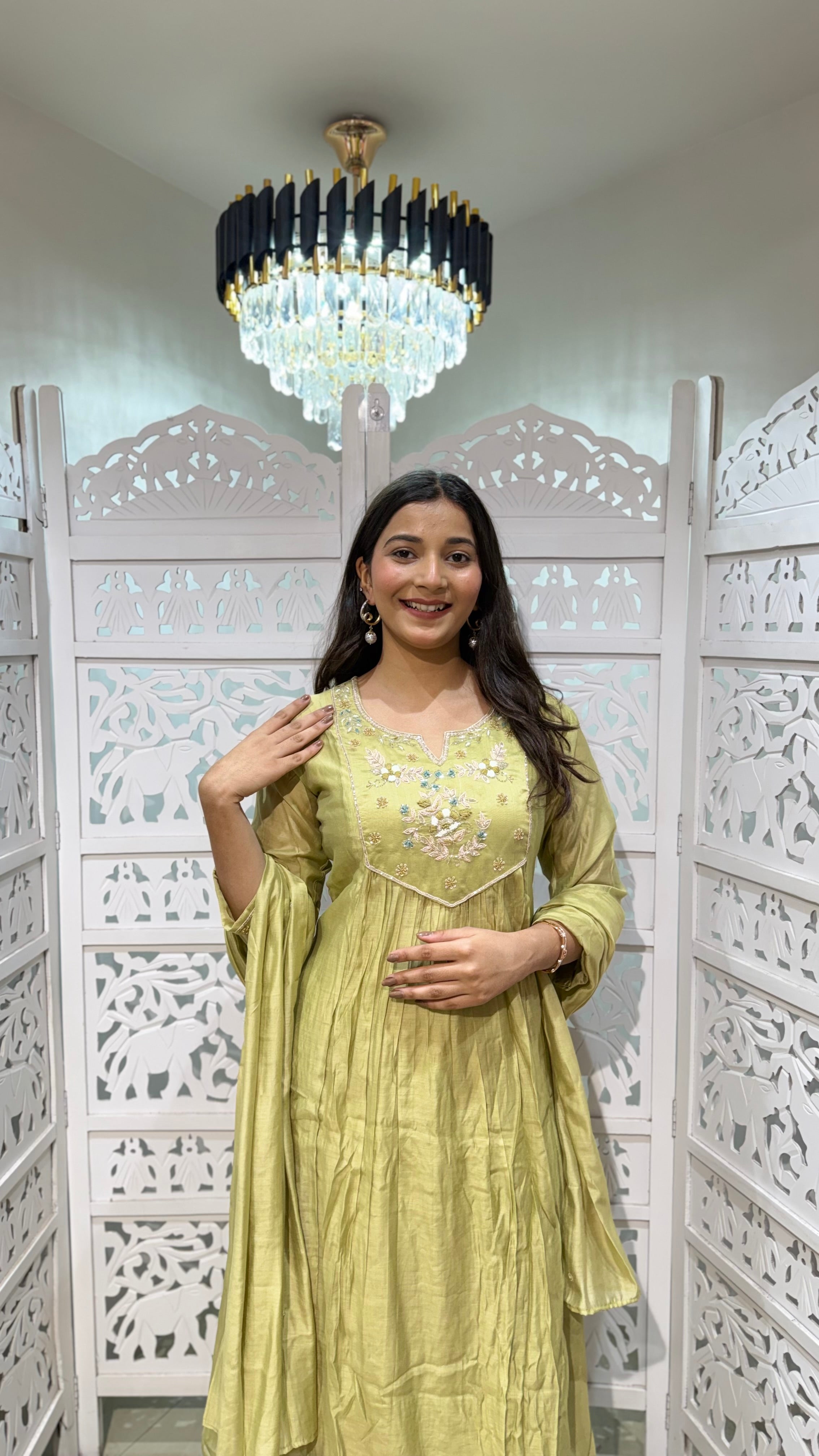 Three piece kurti set