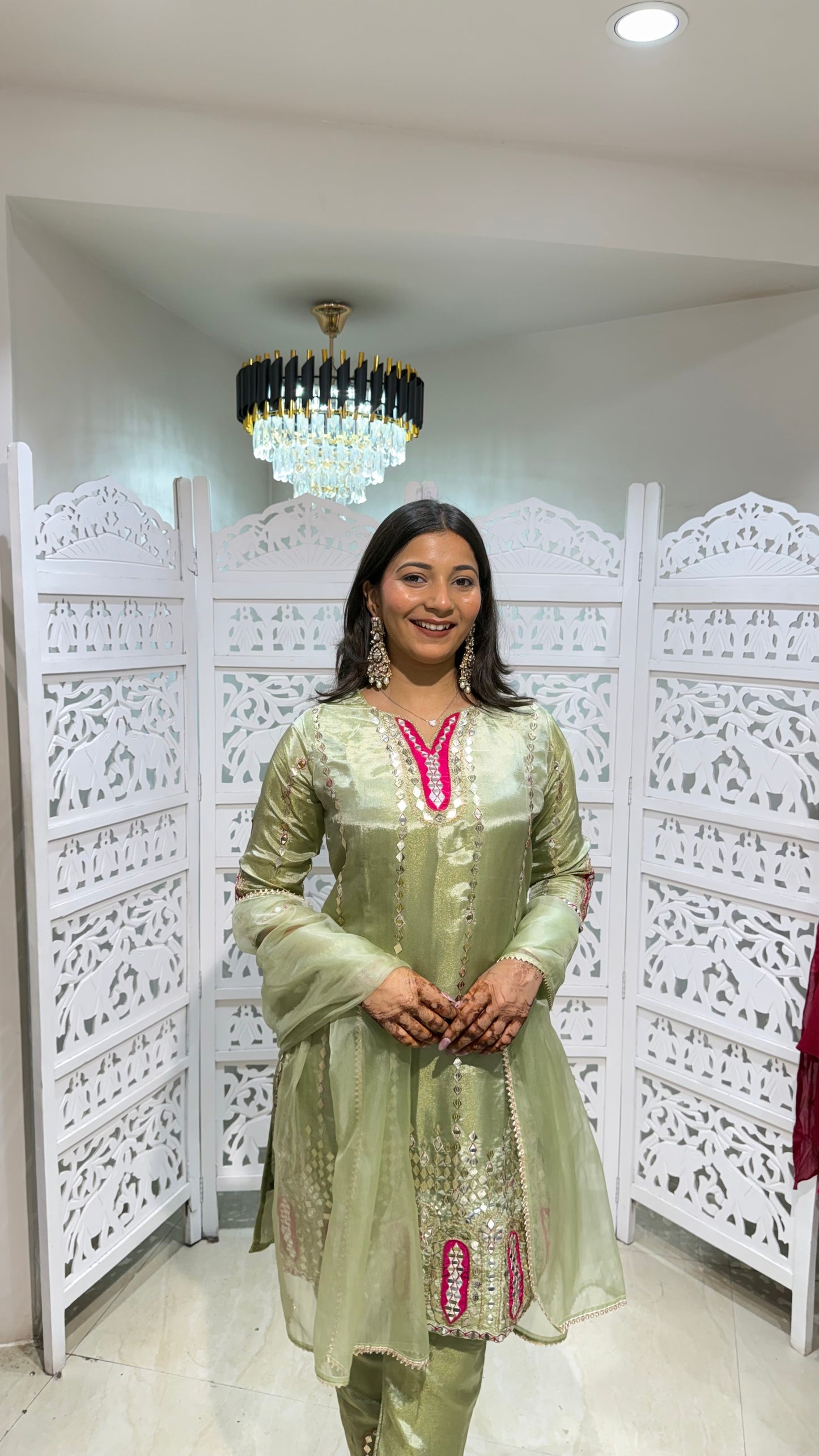 Kurti pant with duppata