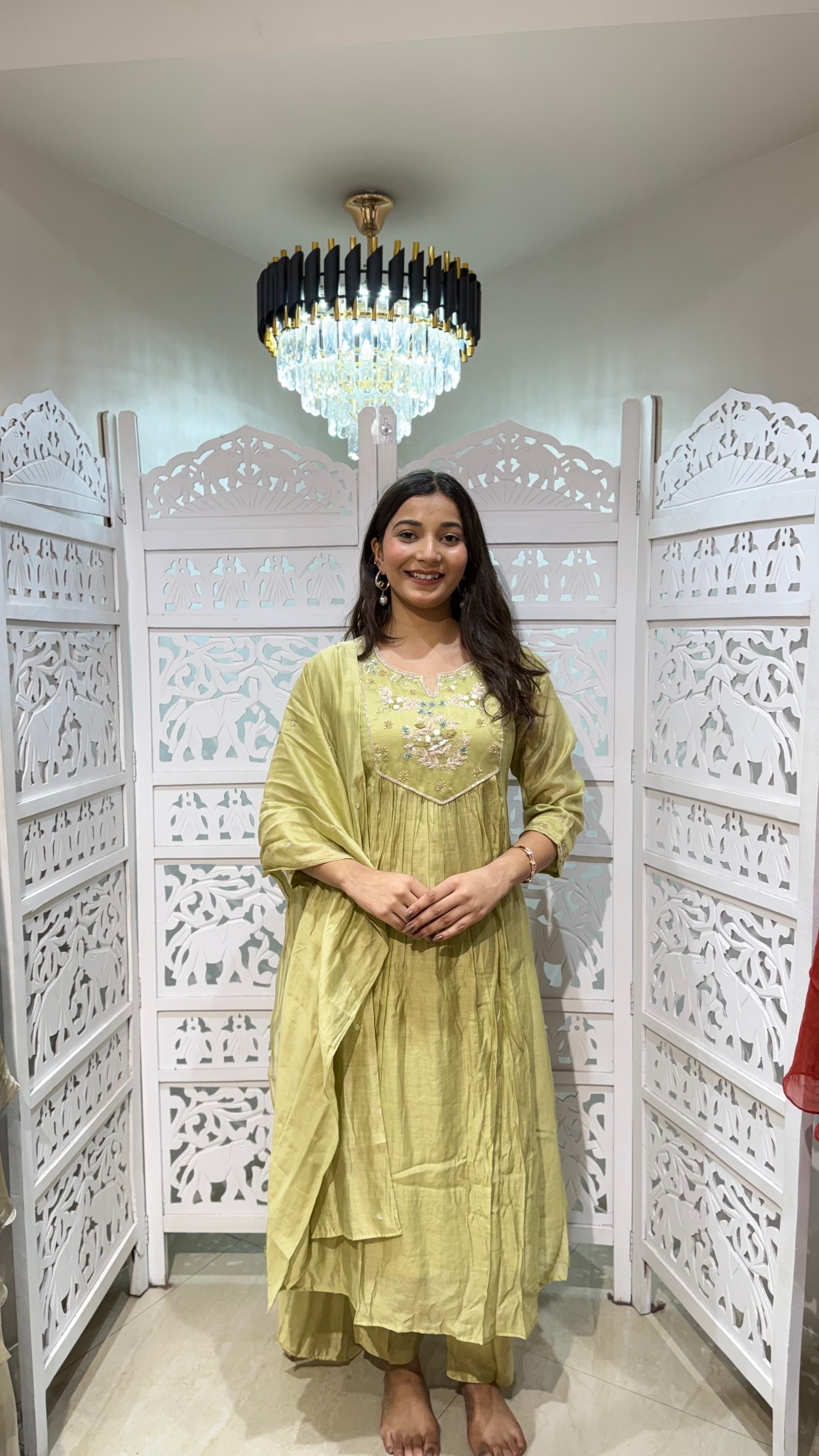 Three piece kurti set