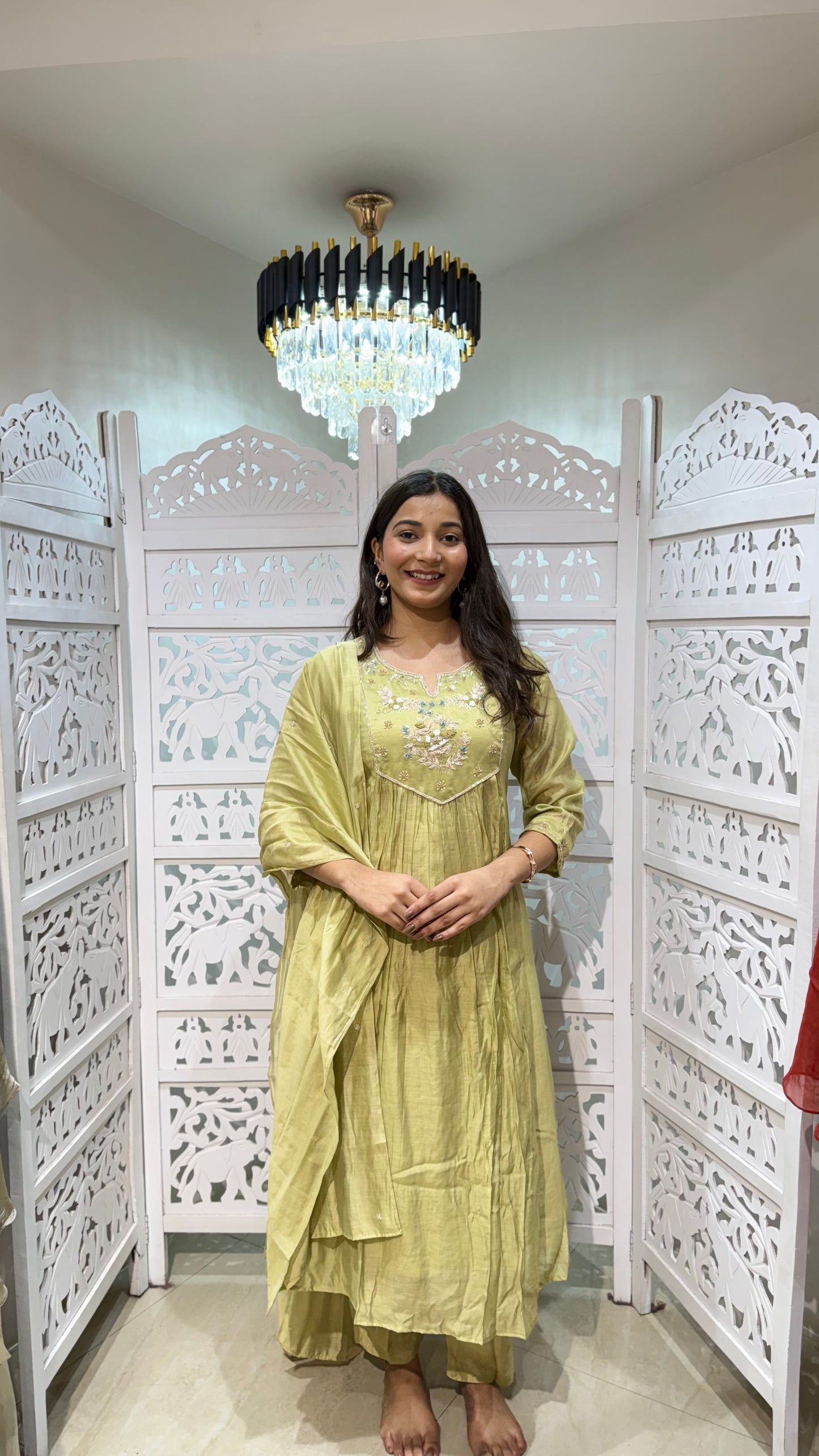 Three piece kurti set