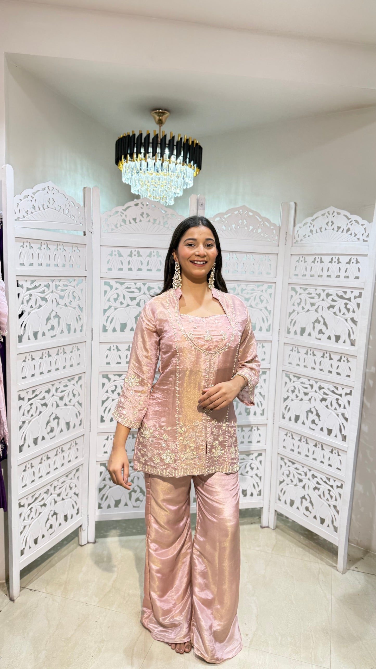 Two piece indowestern