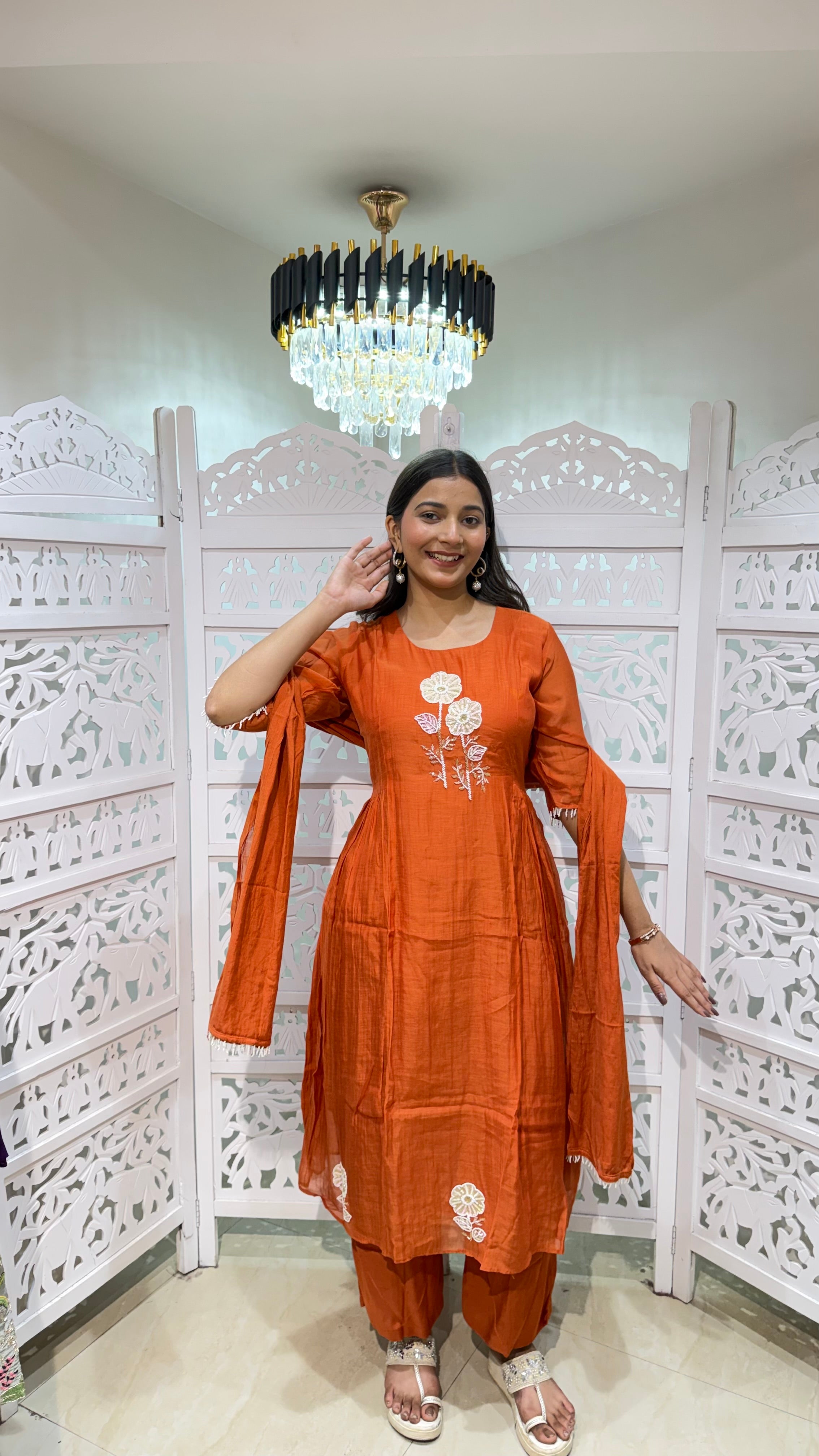 Three piece kurti set