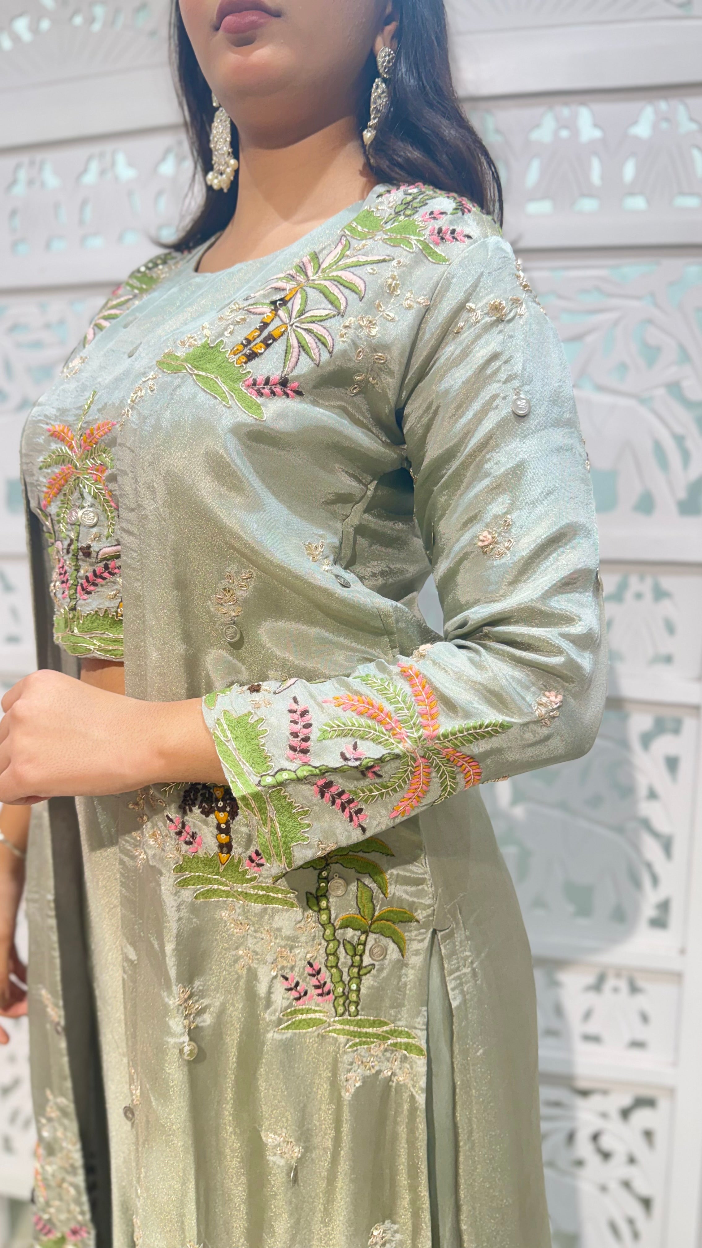 Three piece indowestern