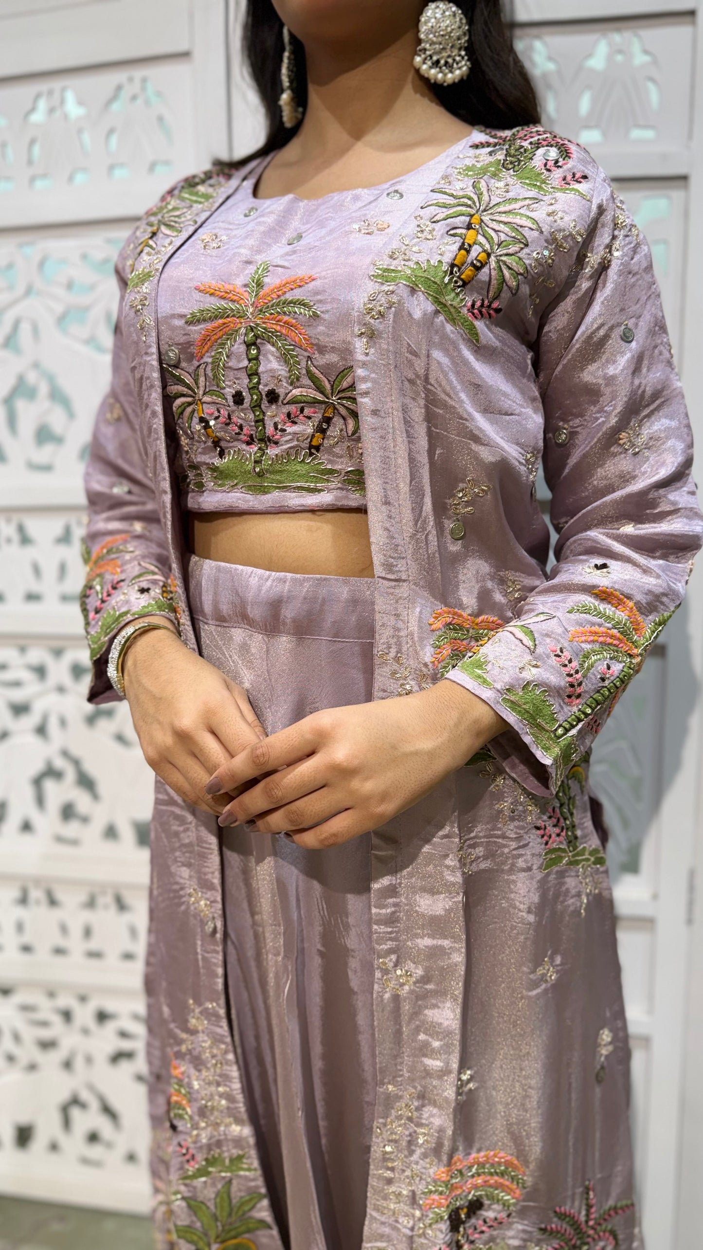 Three piece indowestern