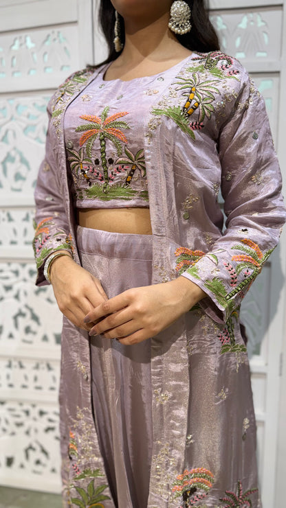 Three piece indowestern