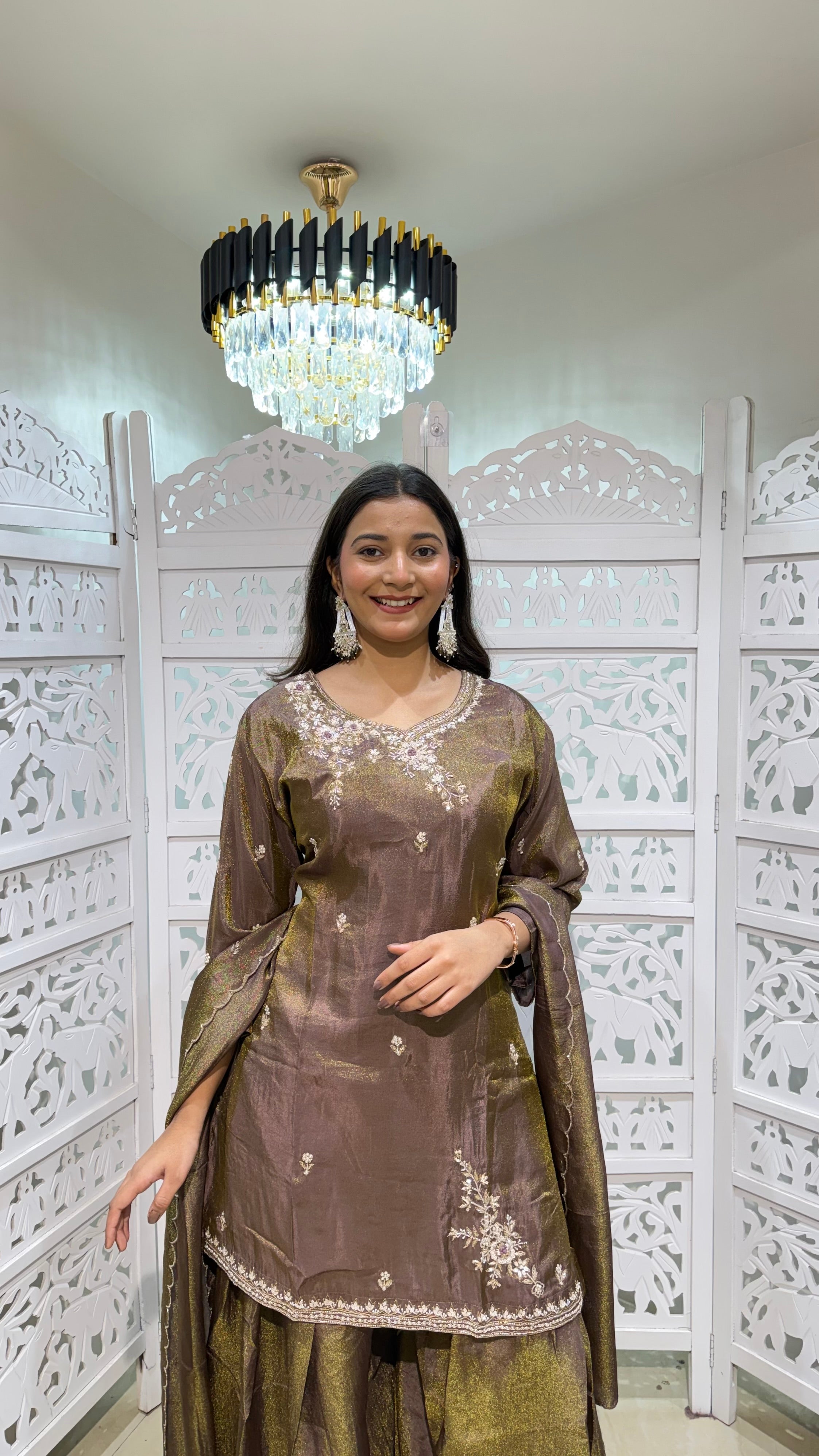 Kurti plazo with duppata