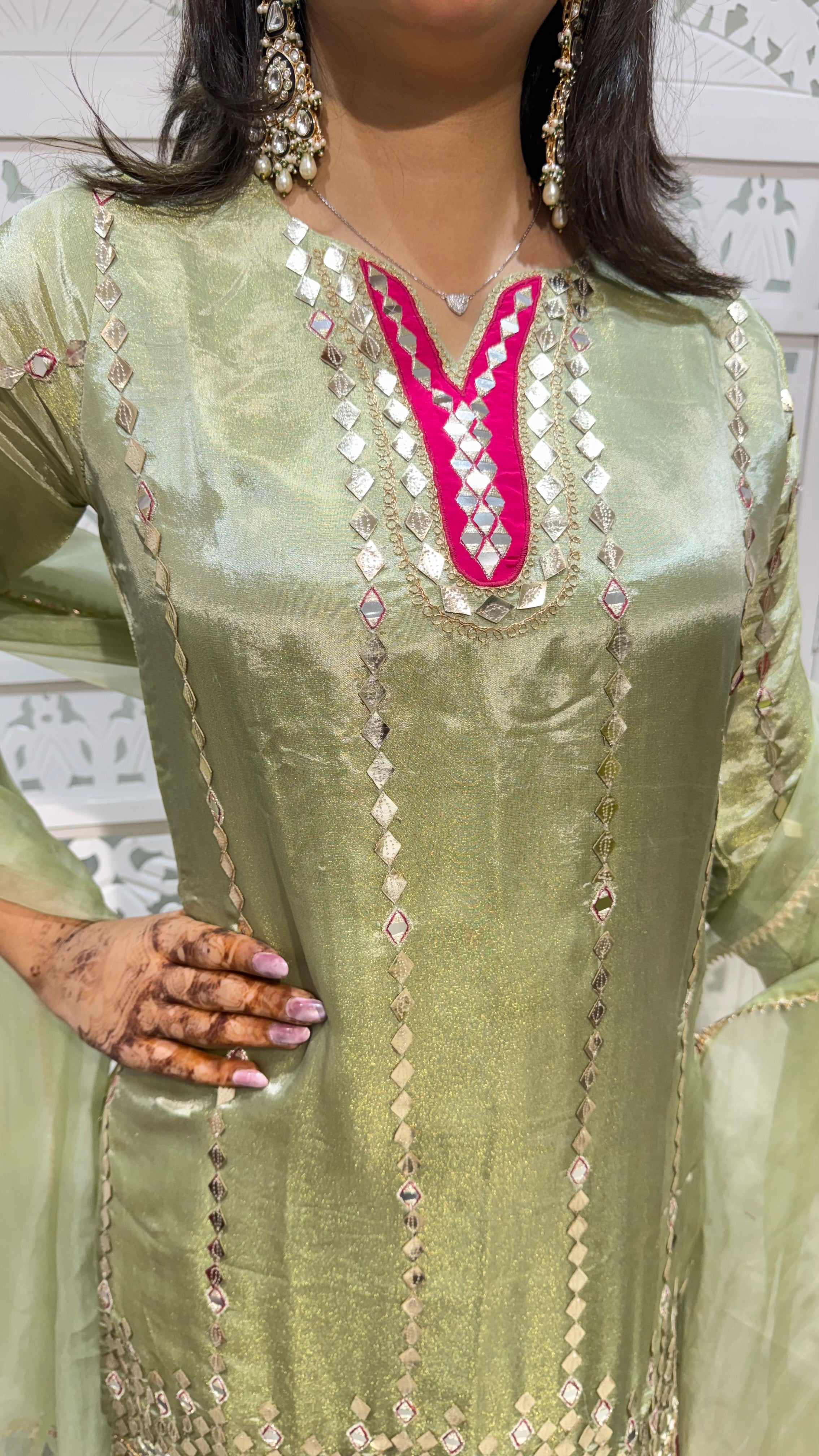 Kurti pant with duppata