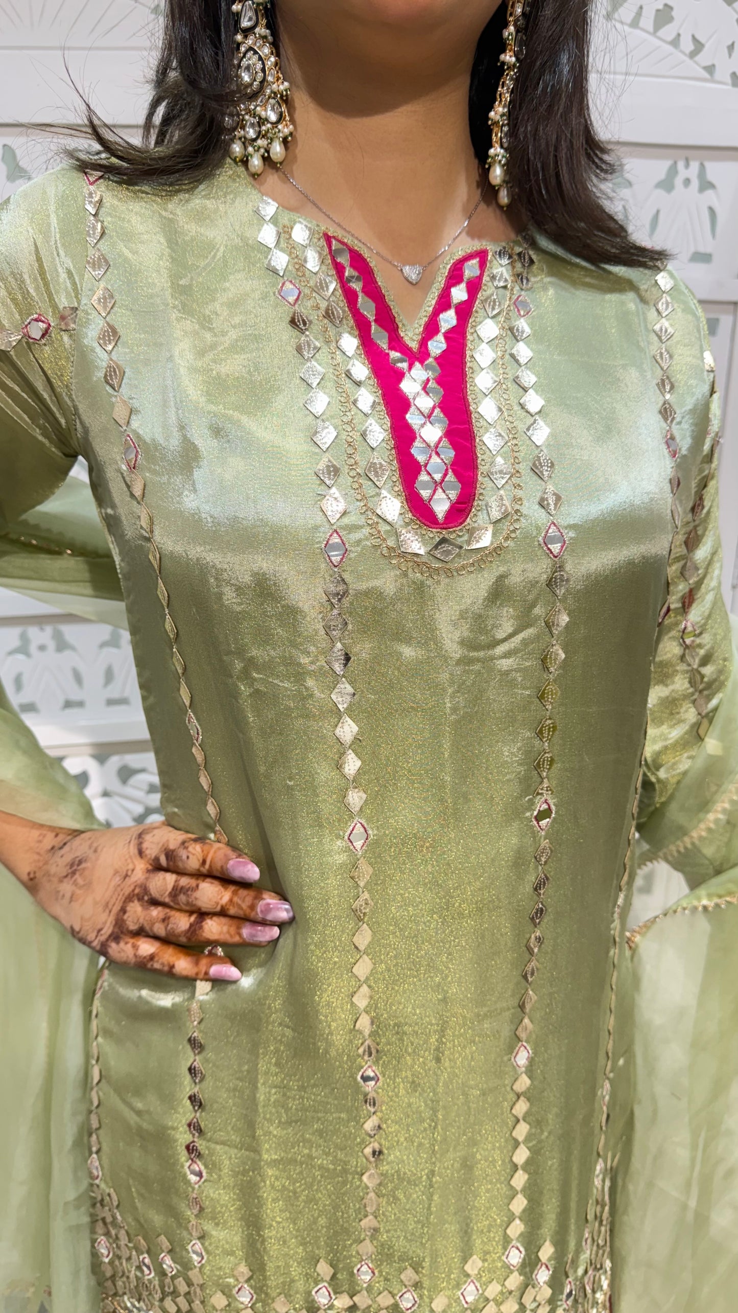 Kurti pant with duppata