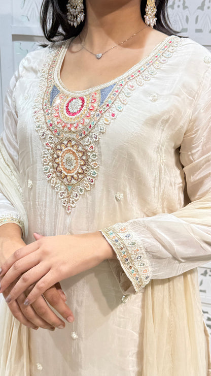 Kurti flair plazo with duppata