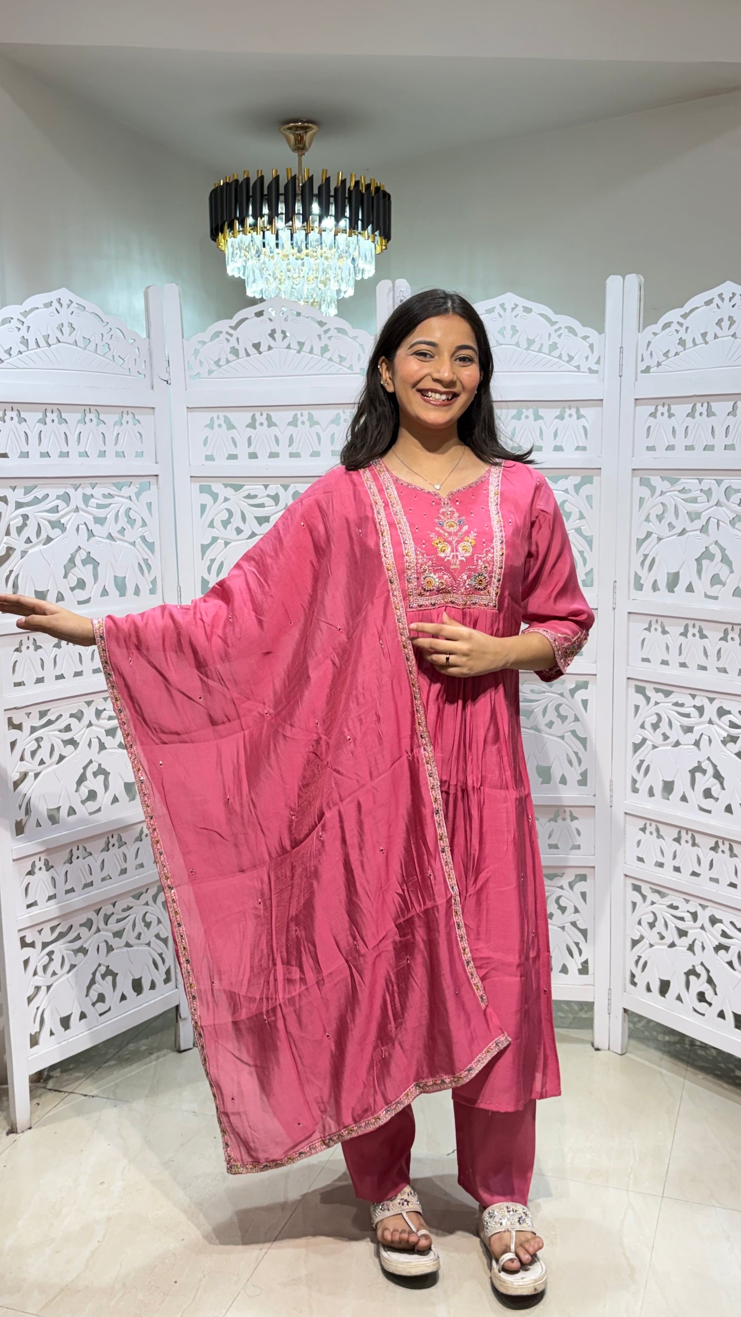 Three piece kurti set