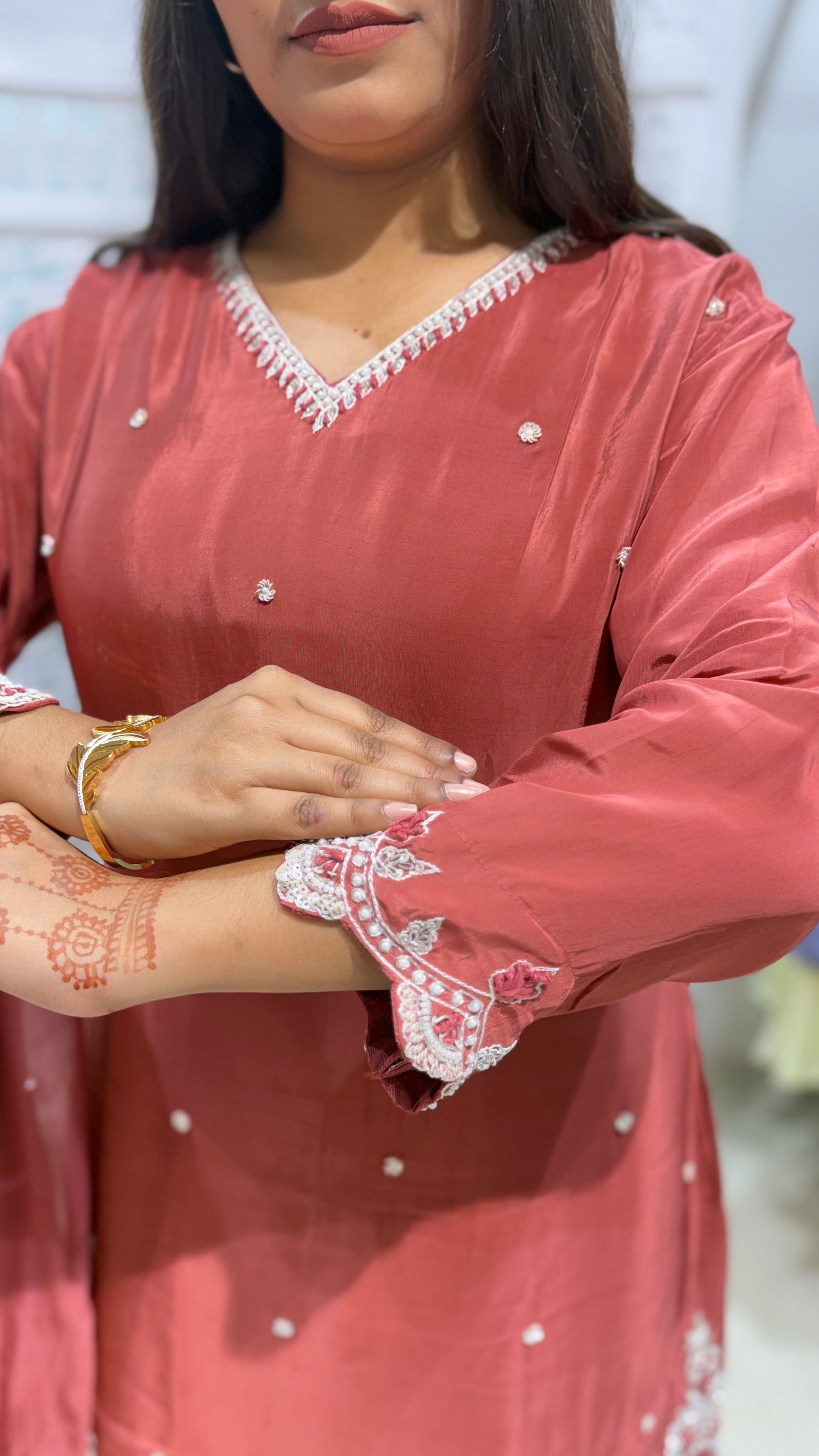 Three piece indowestern