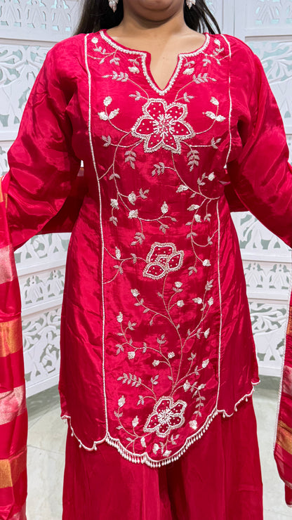 kurti plazo duppata