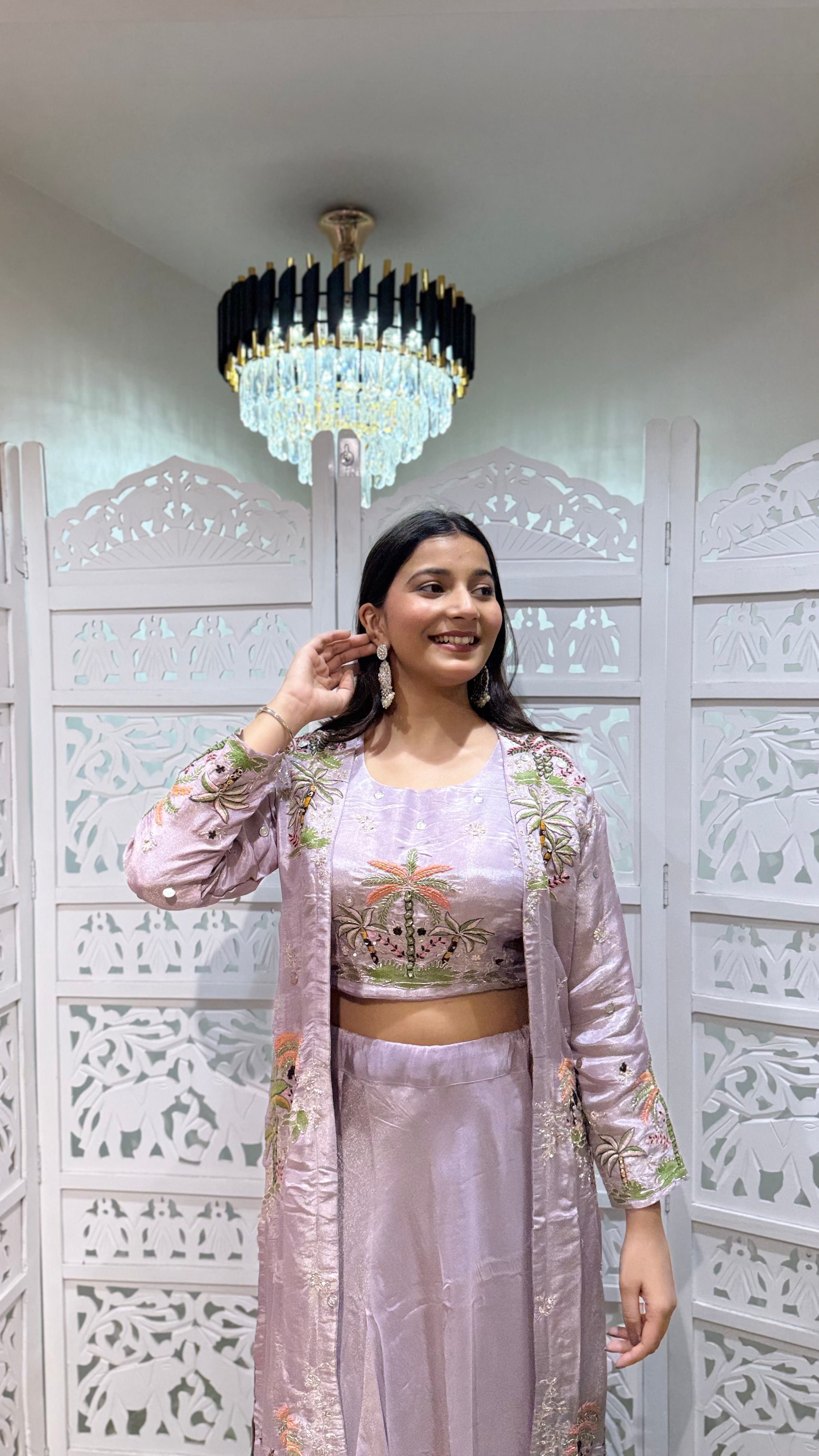 Three piece indowestern