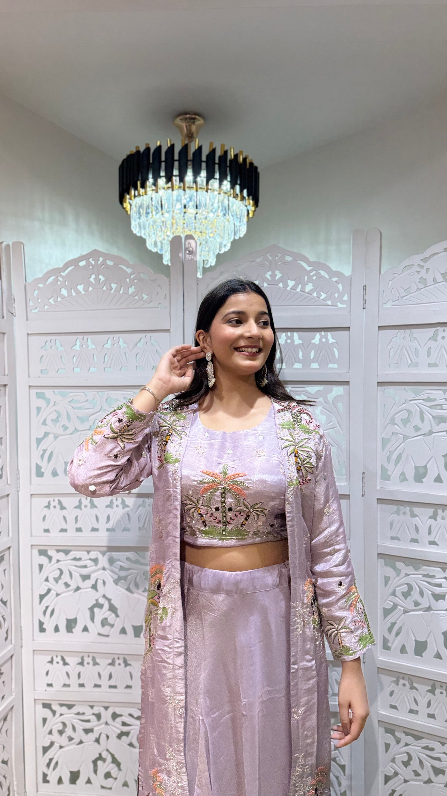 Three piece indowestern