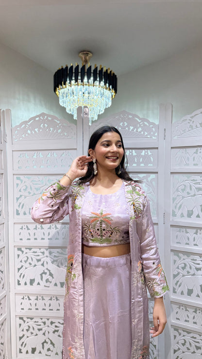 Three piece indowestern