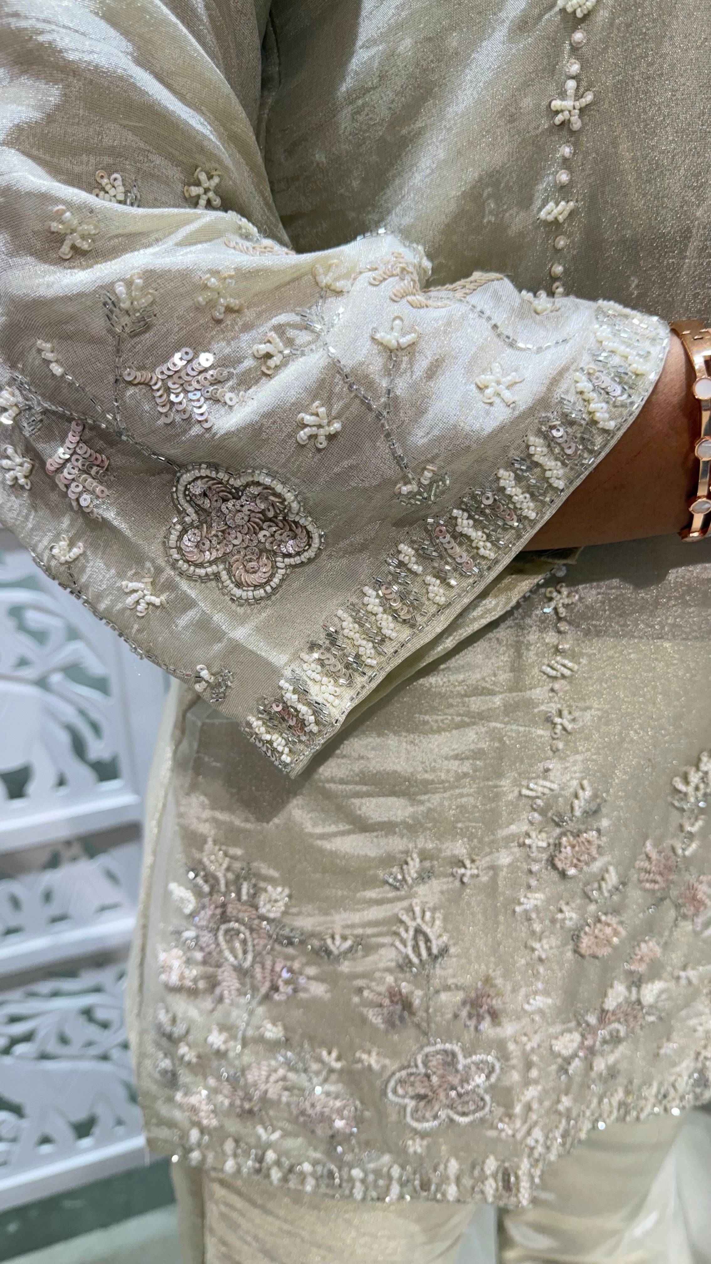 Three piece indowestern