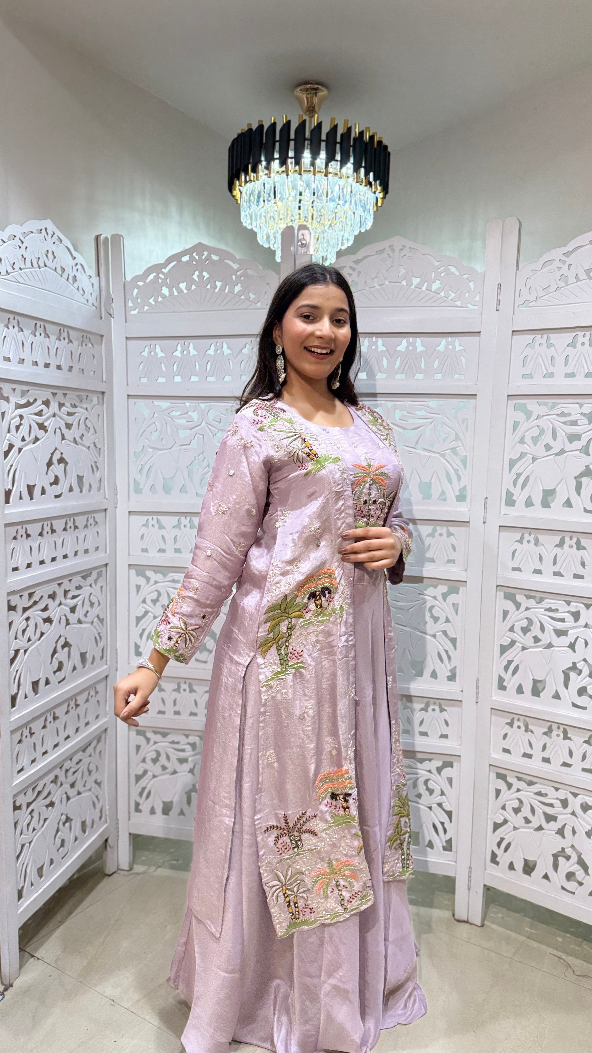 Three piece indowestern