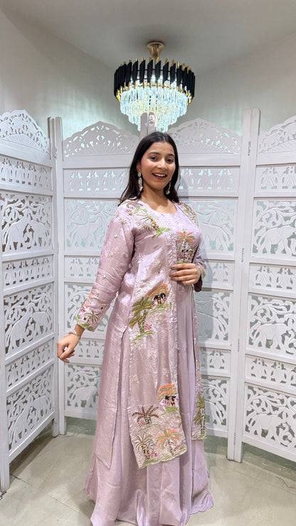 Three piece indowestern