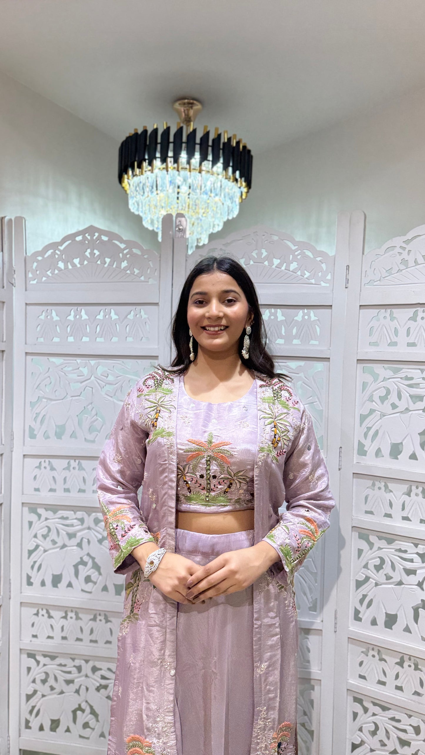 Three piece indowestern