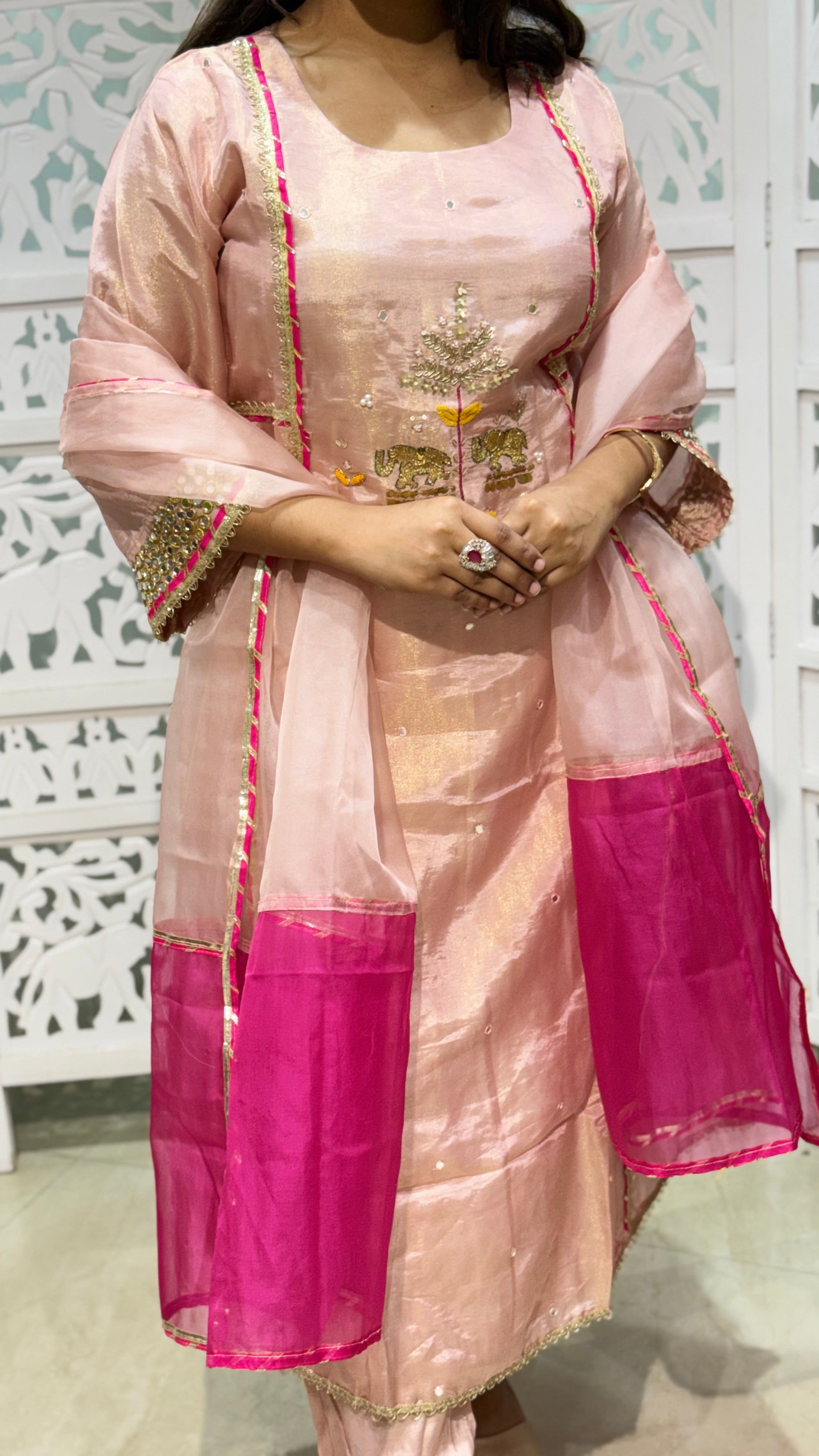 Three piece kurti set