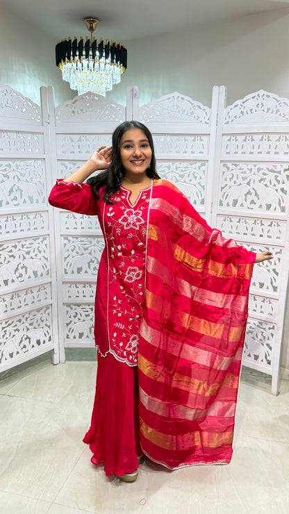 kurti plazo duppata