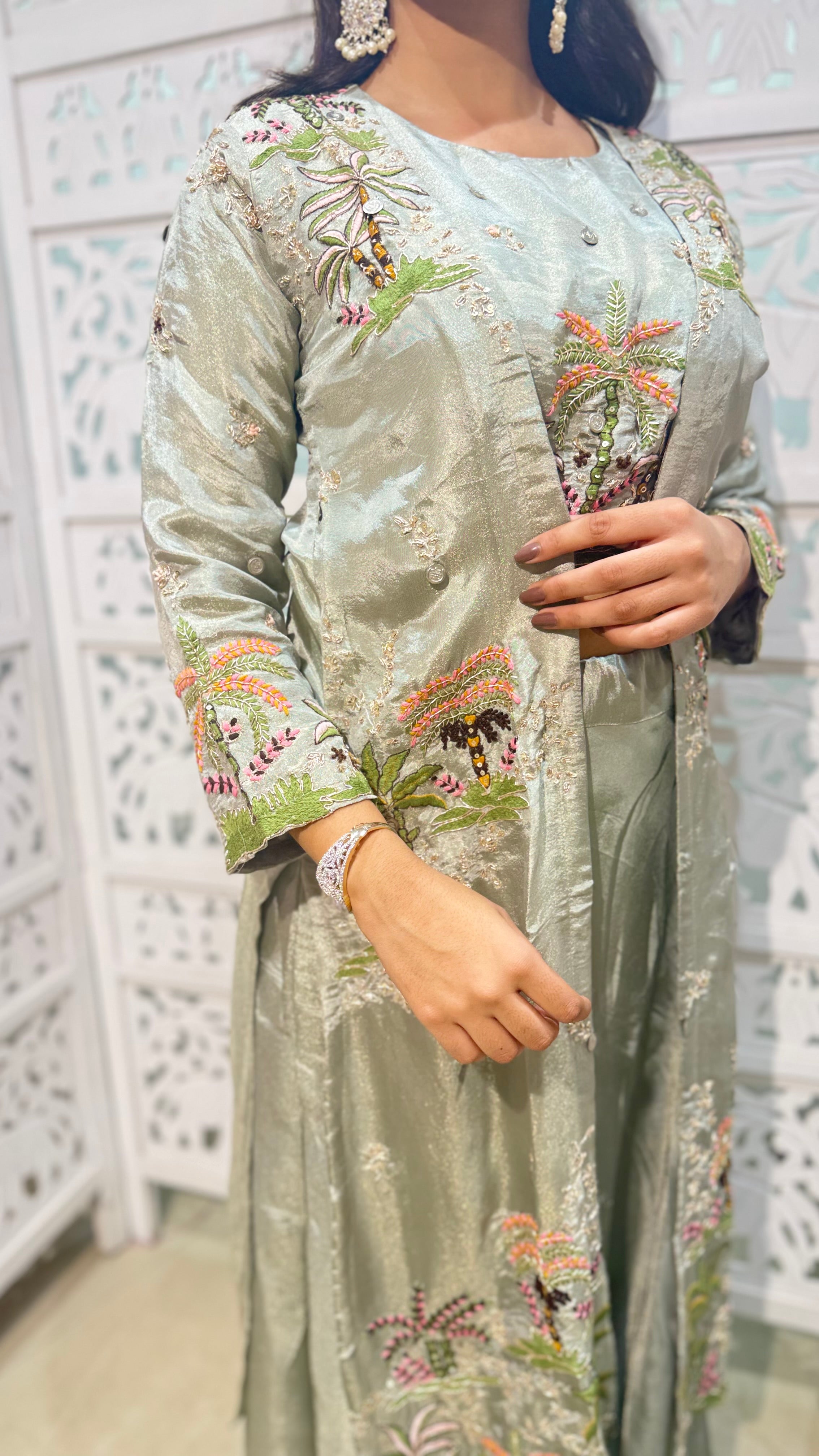 Three piece indowestern