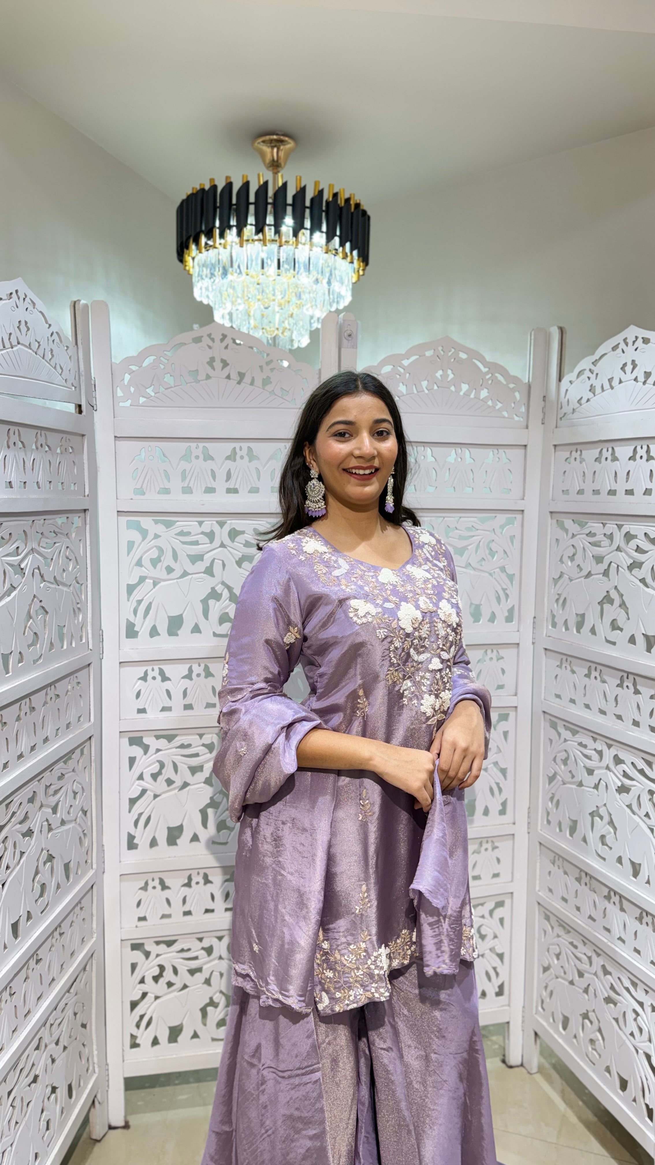 Kurti skirt with duppatta