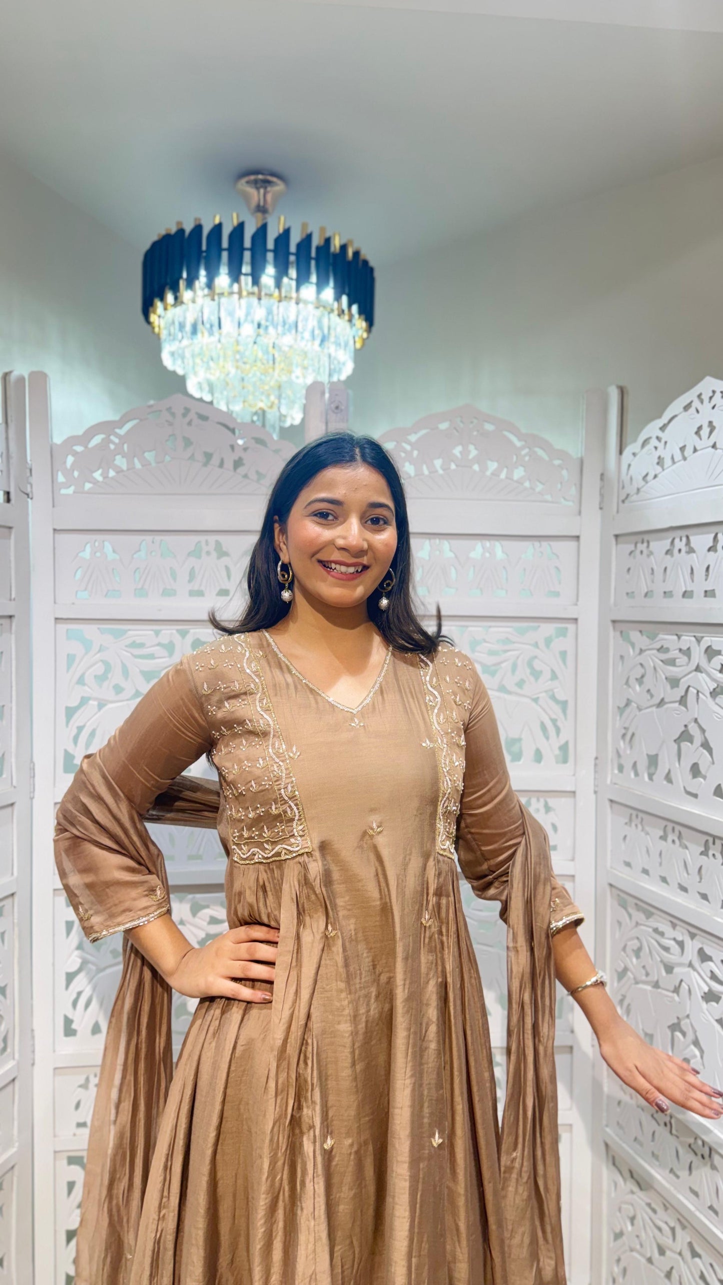 Three piece kurti pant with duppata