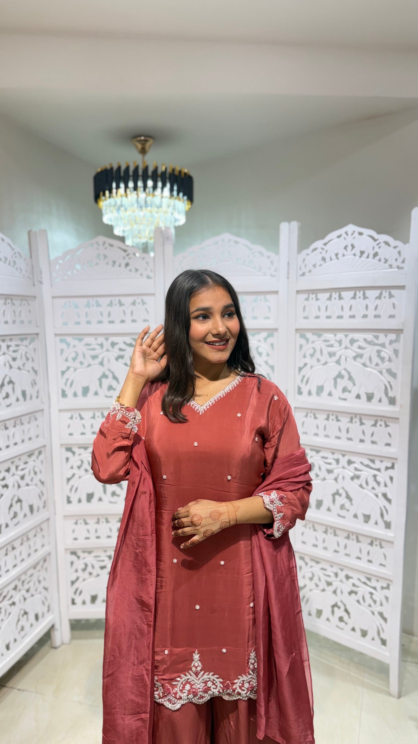 Three piece indowestern