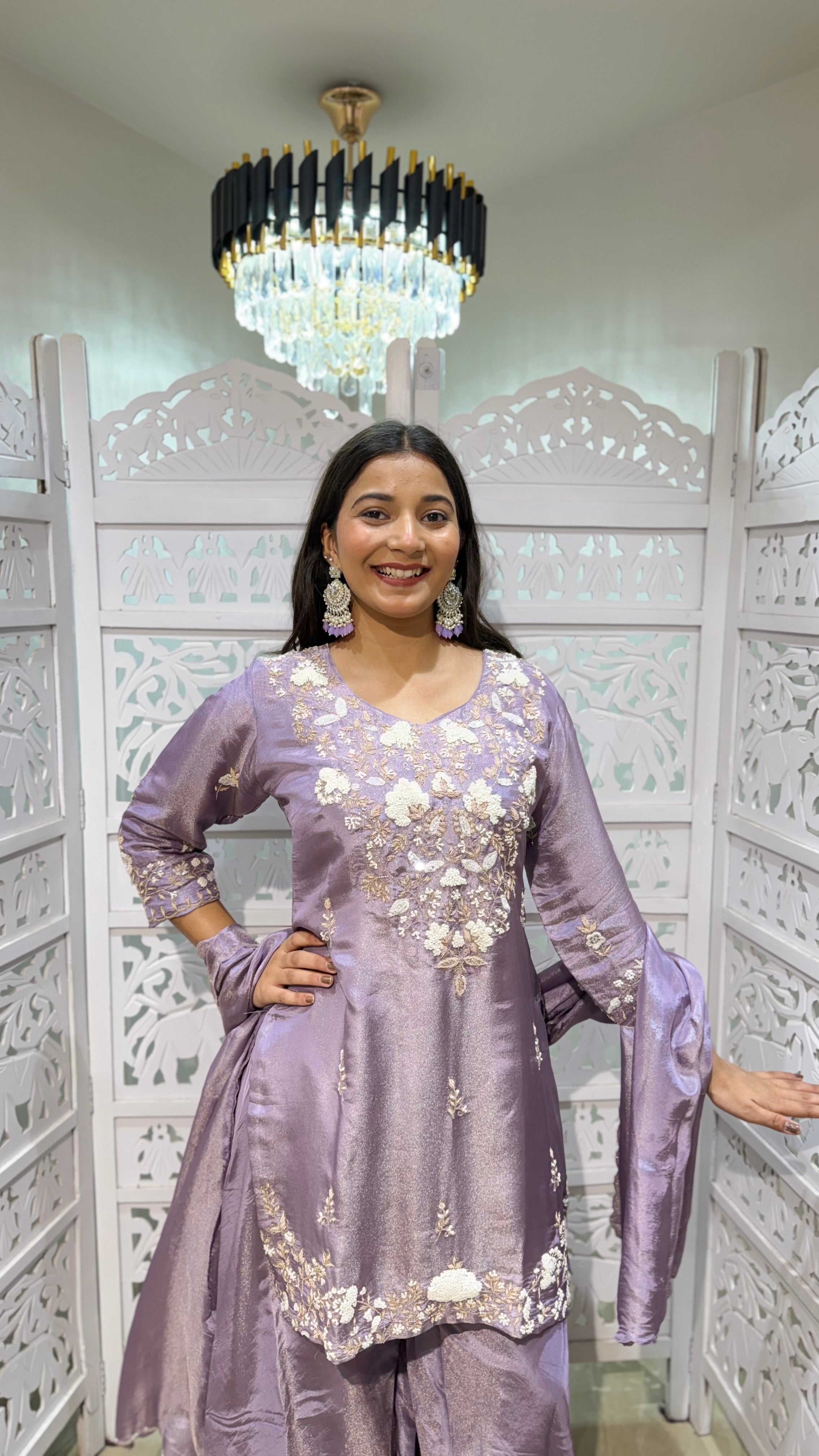 Kurti skirt with duppatta