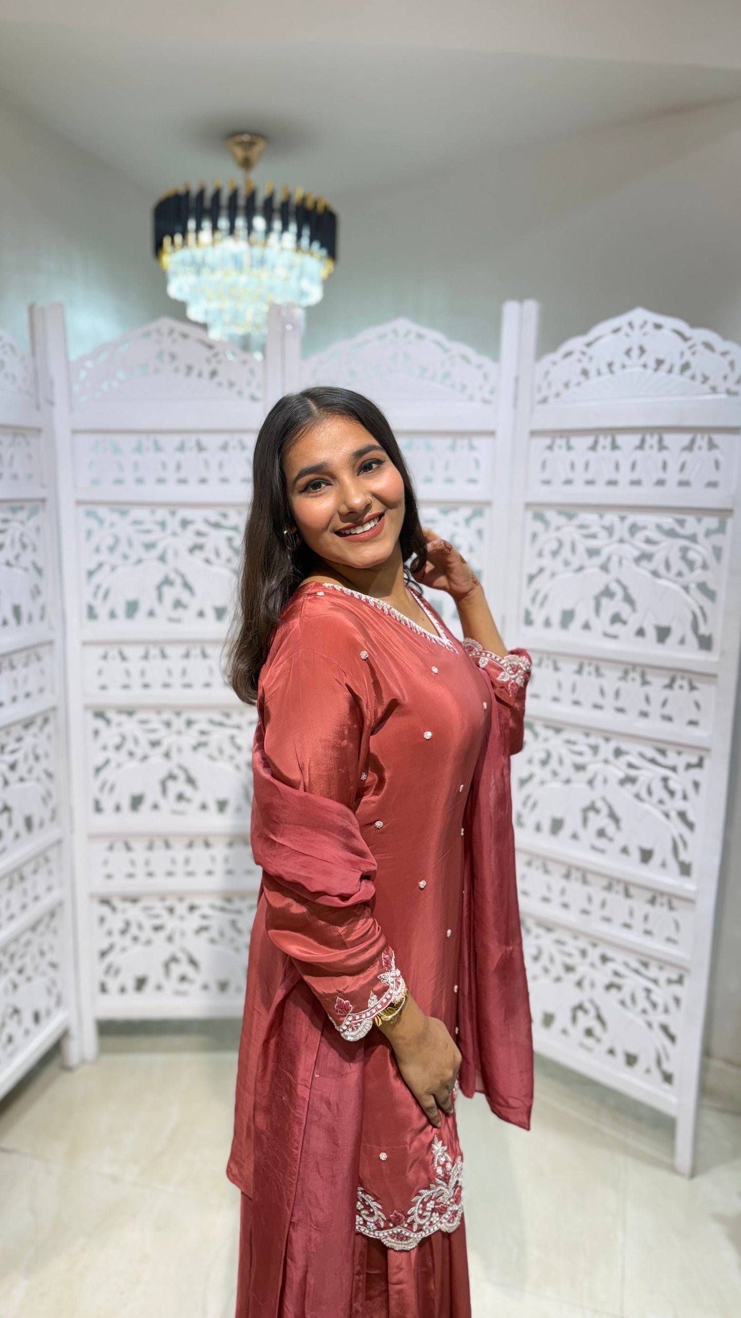 Three piece indowestern