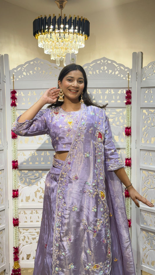 Drape lehenga