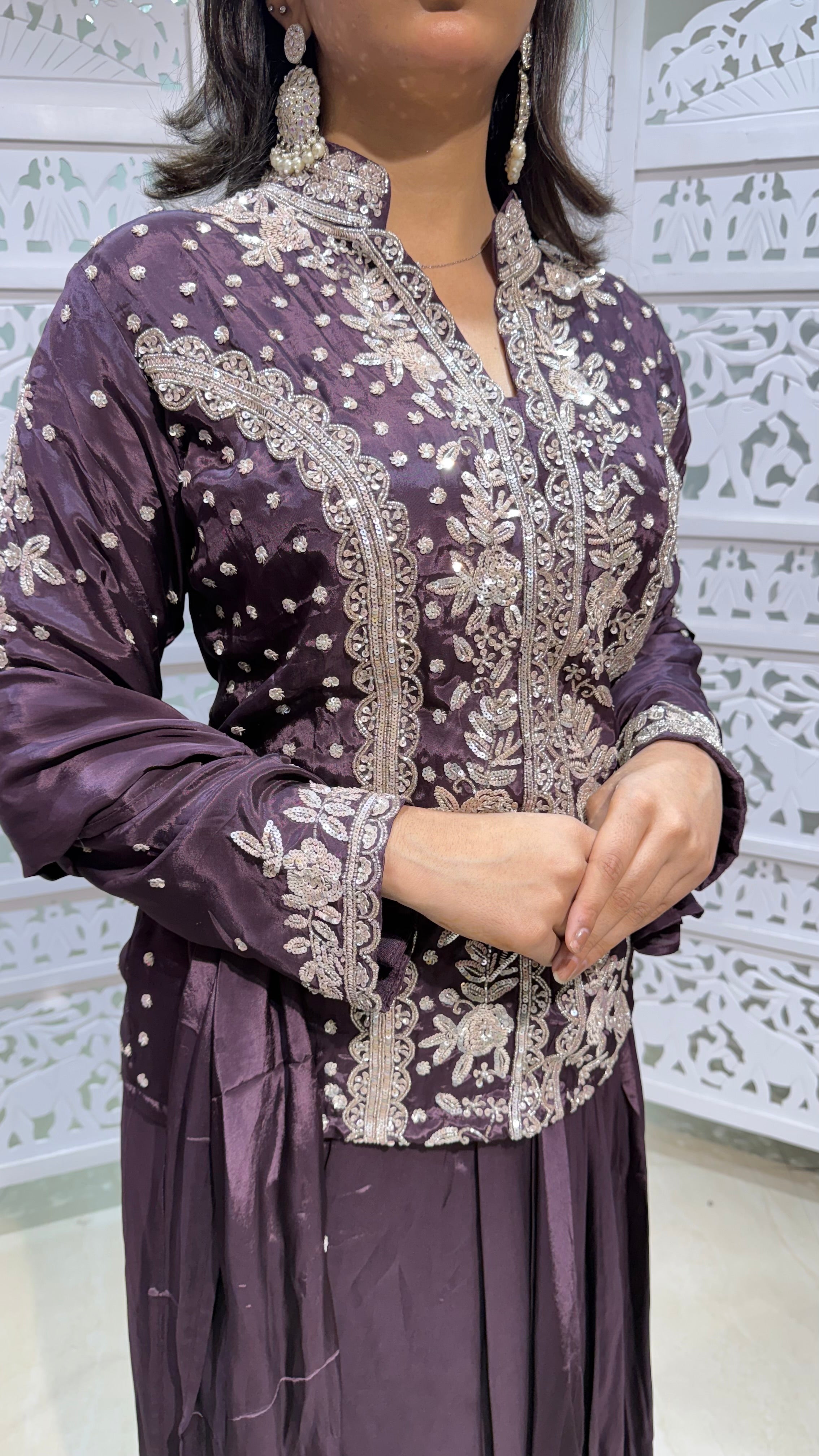 Three piece indowestern