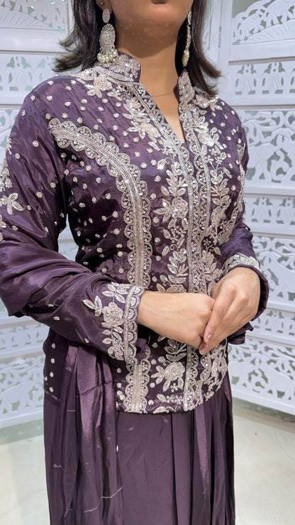 Three piece indowestern