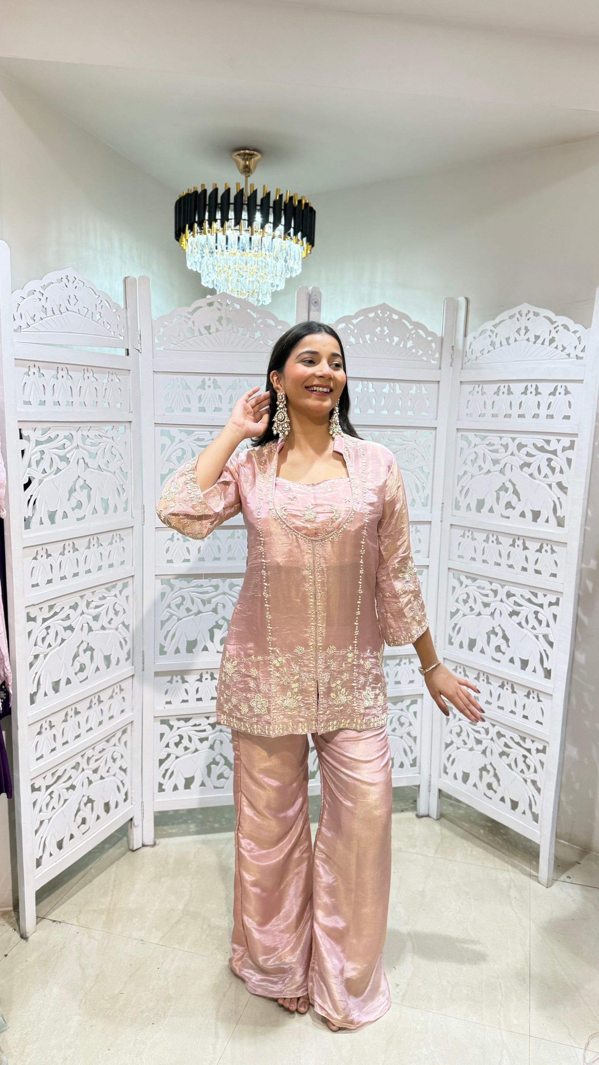 Two piece indowestern