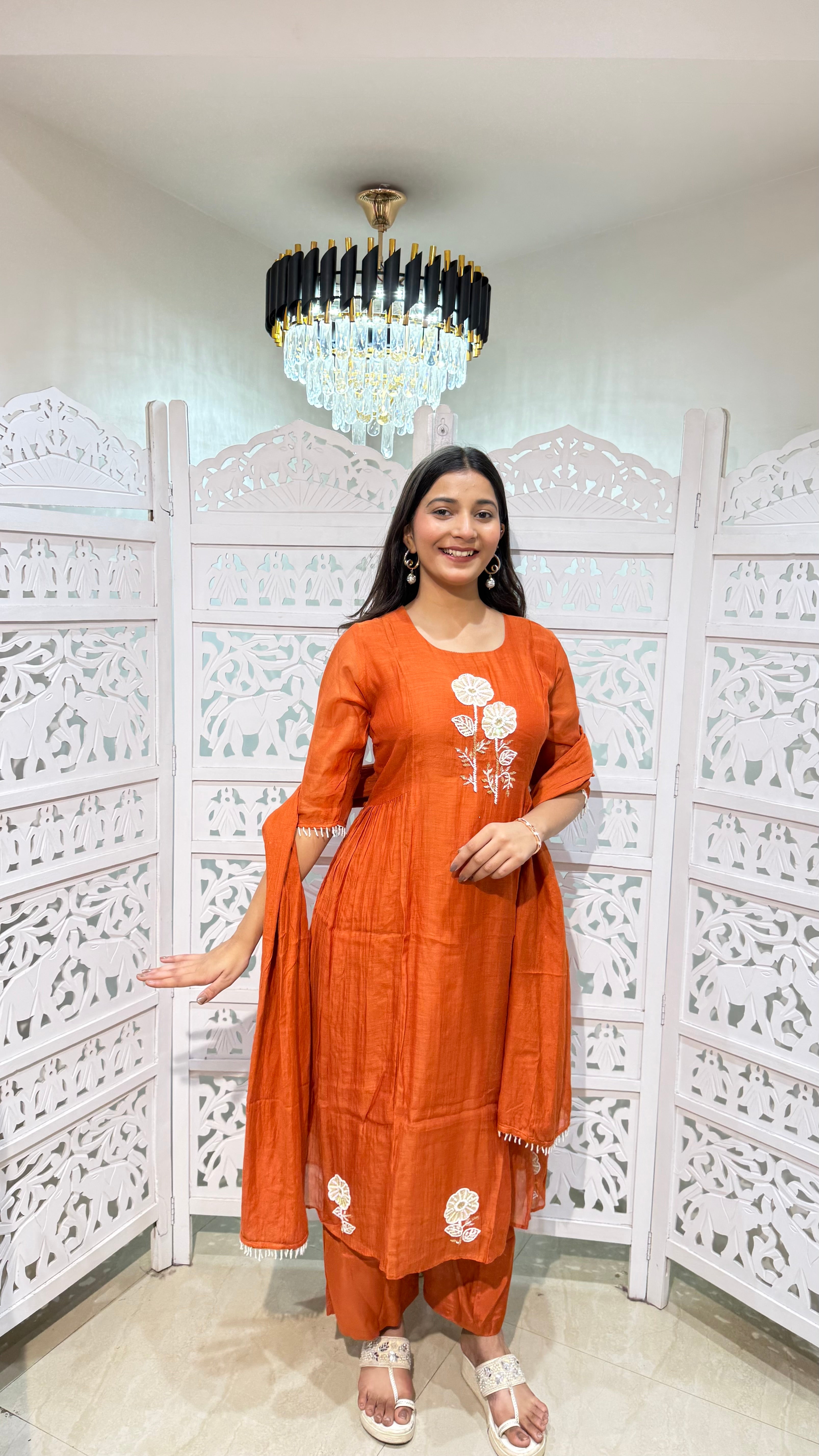 Three piece kurti set