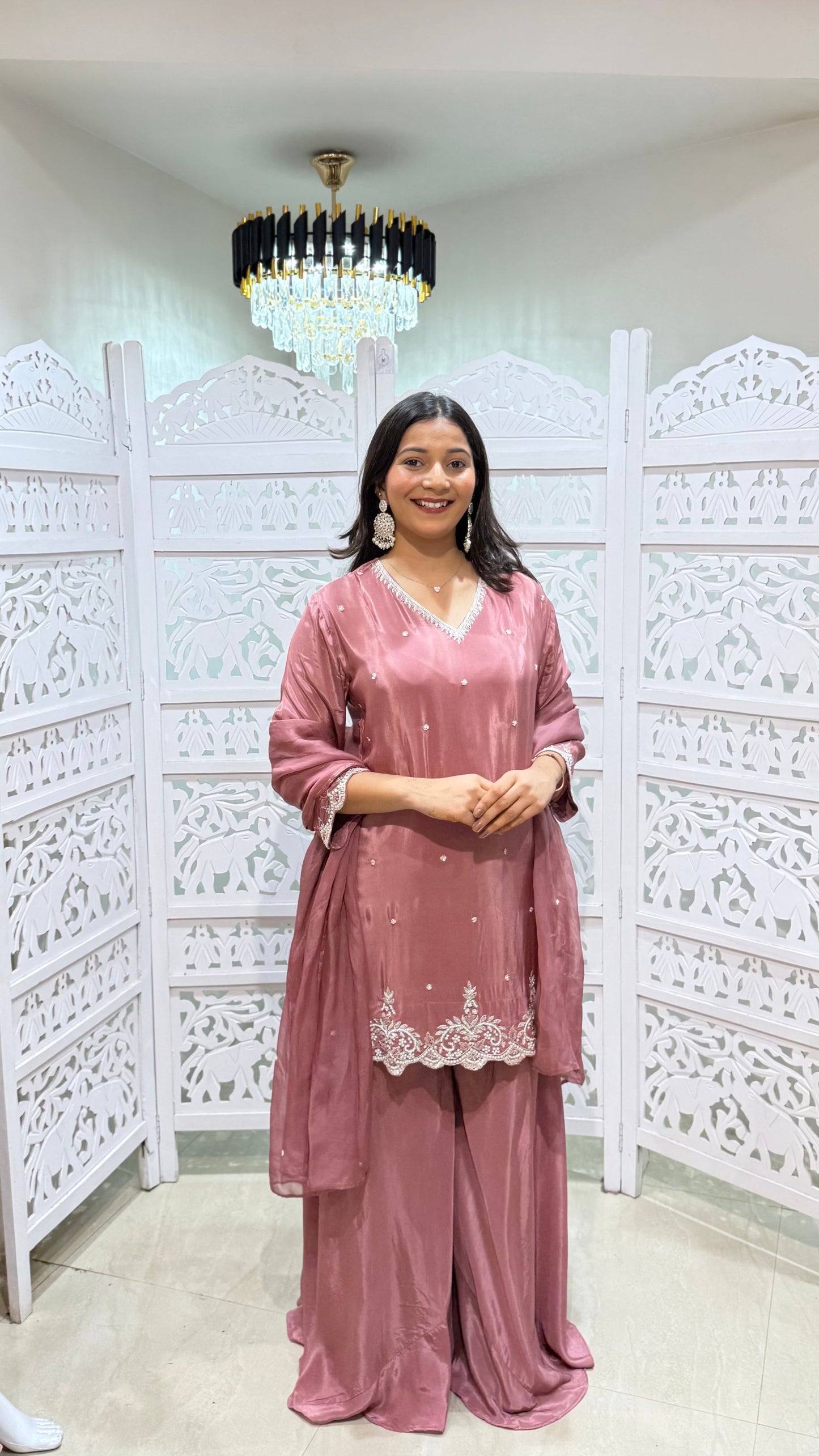 Three piece indowestern