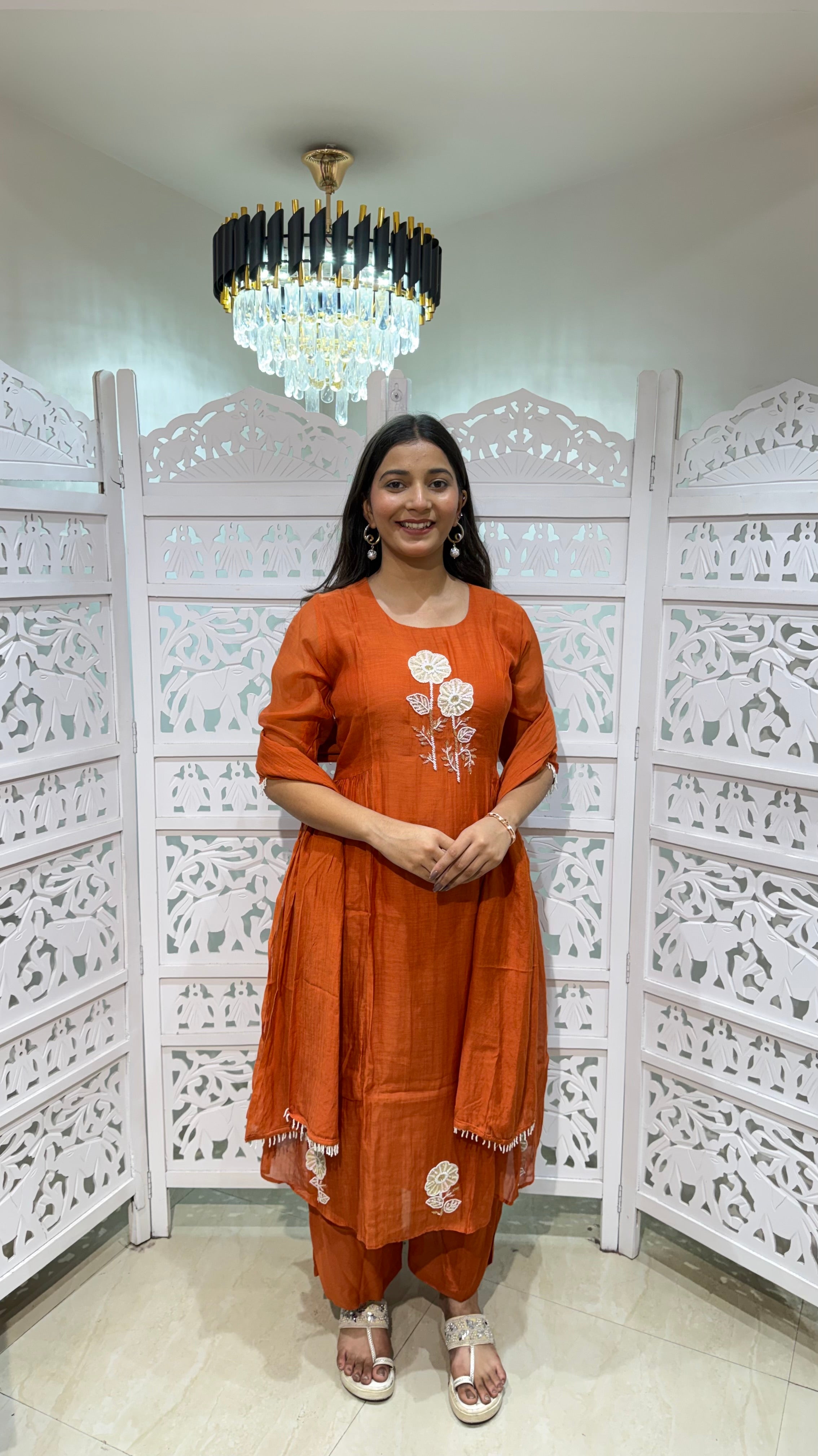 Three piece kurti set