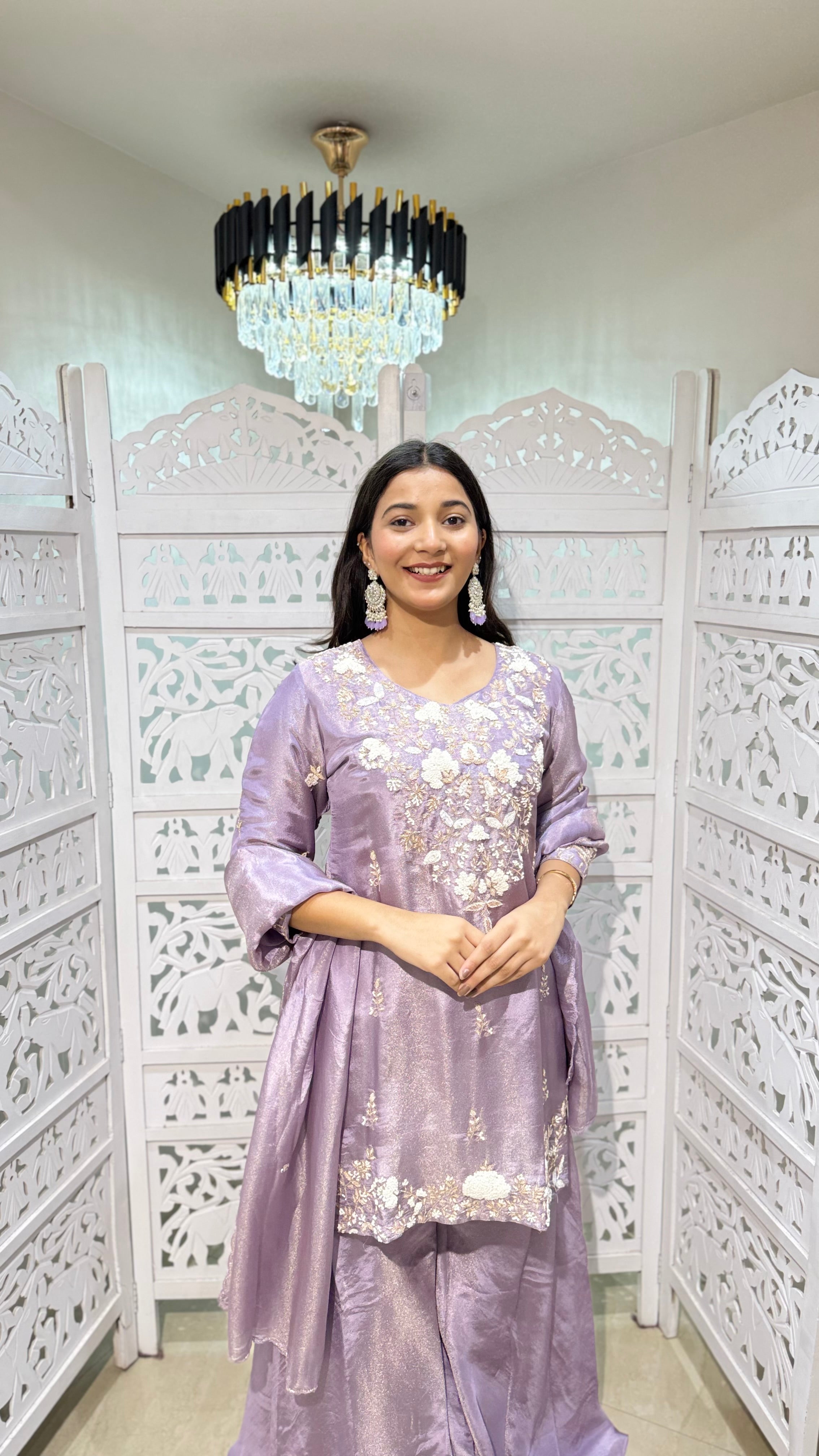 Kurti skirt with duppatta