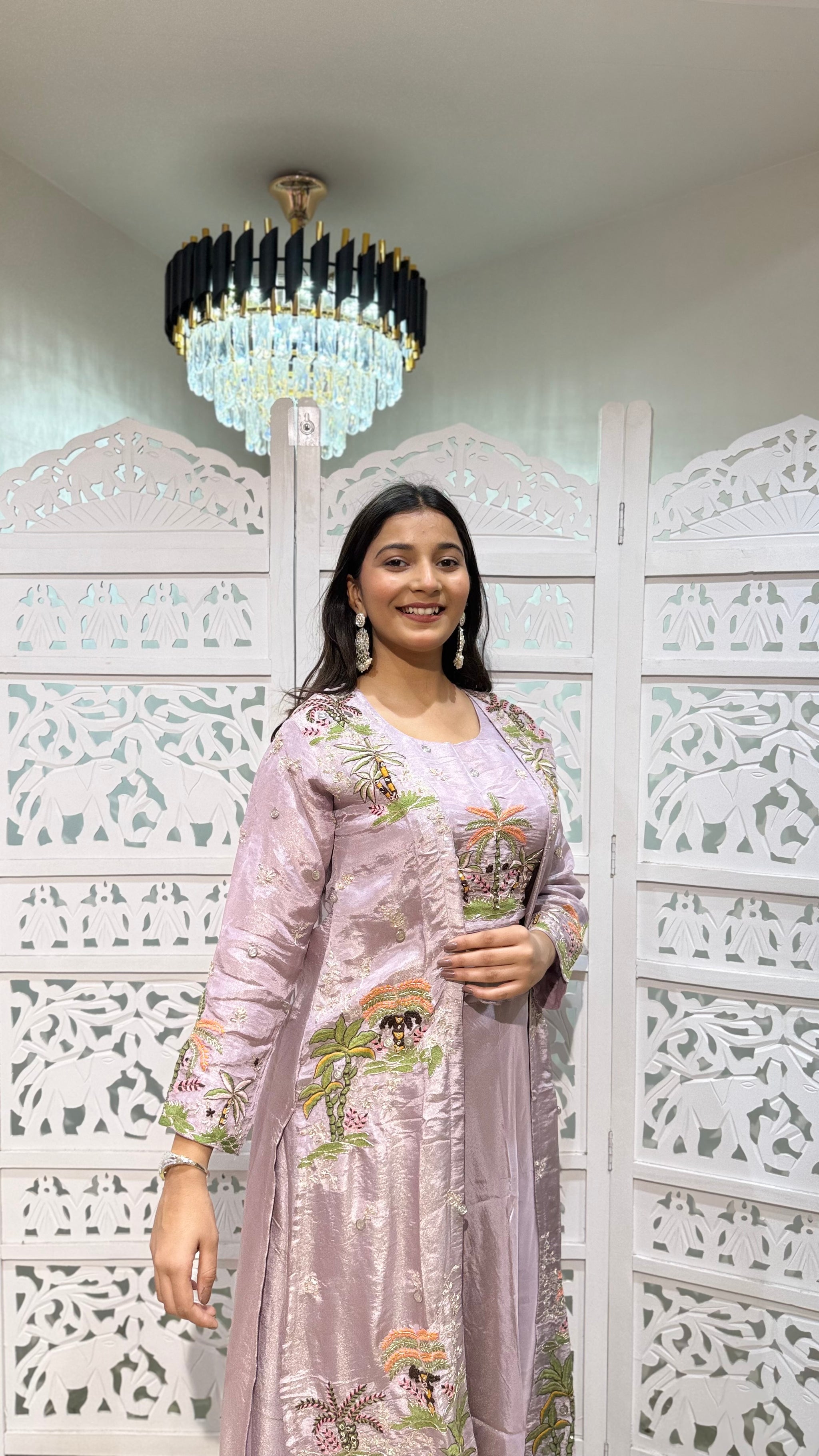 Three piece indowestern