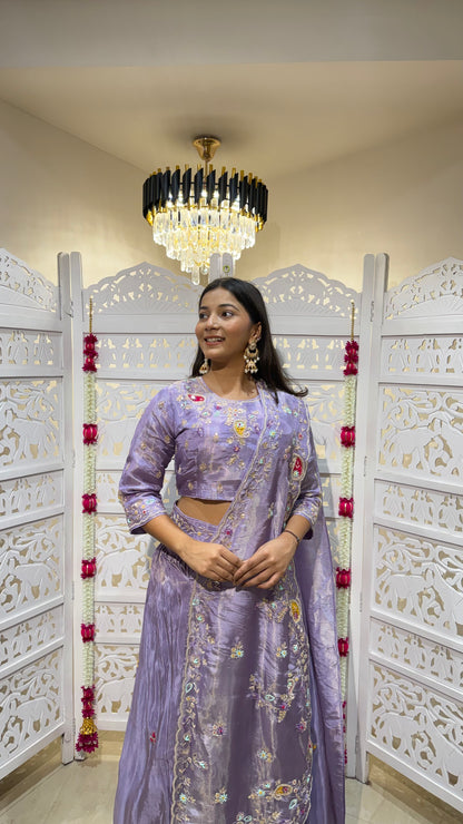 Drape lehenga