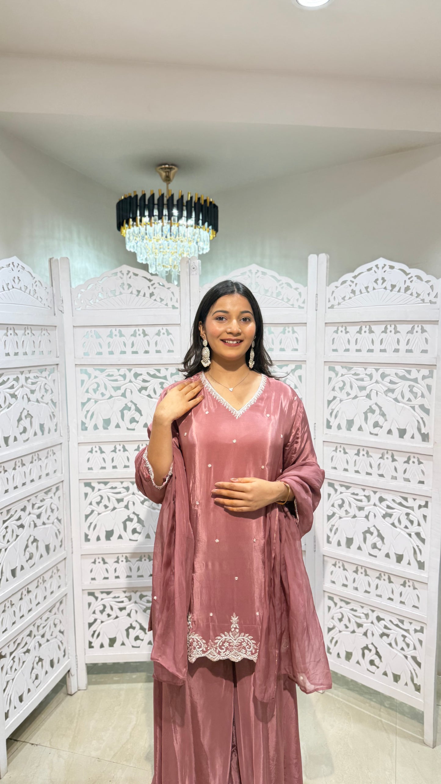 Three piece indowestern