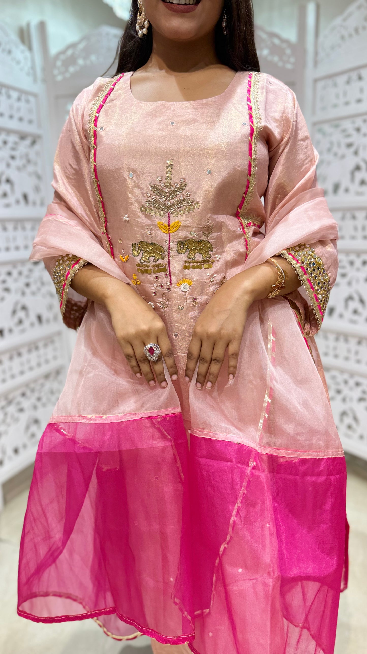 Three piece kurti set