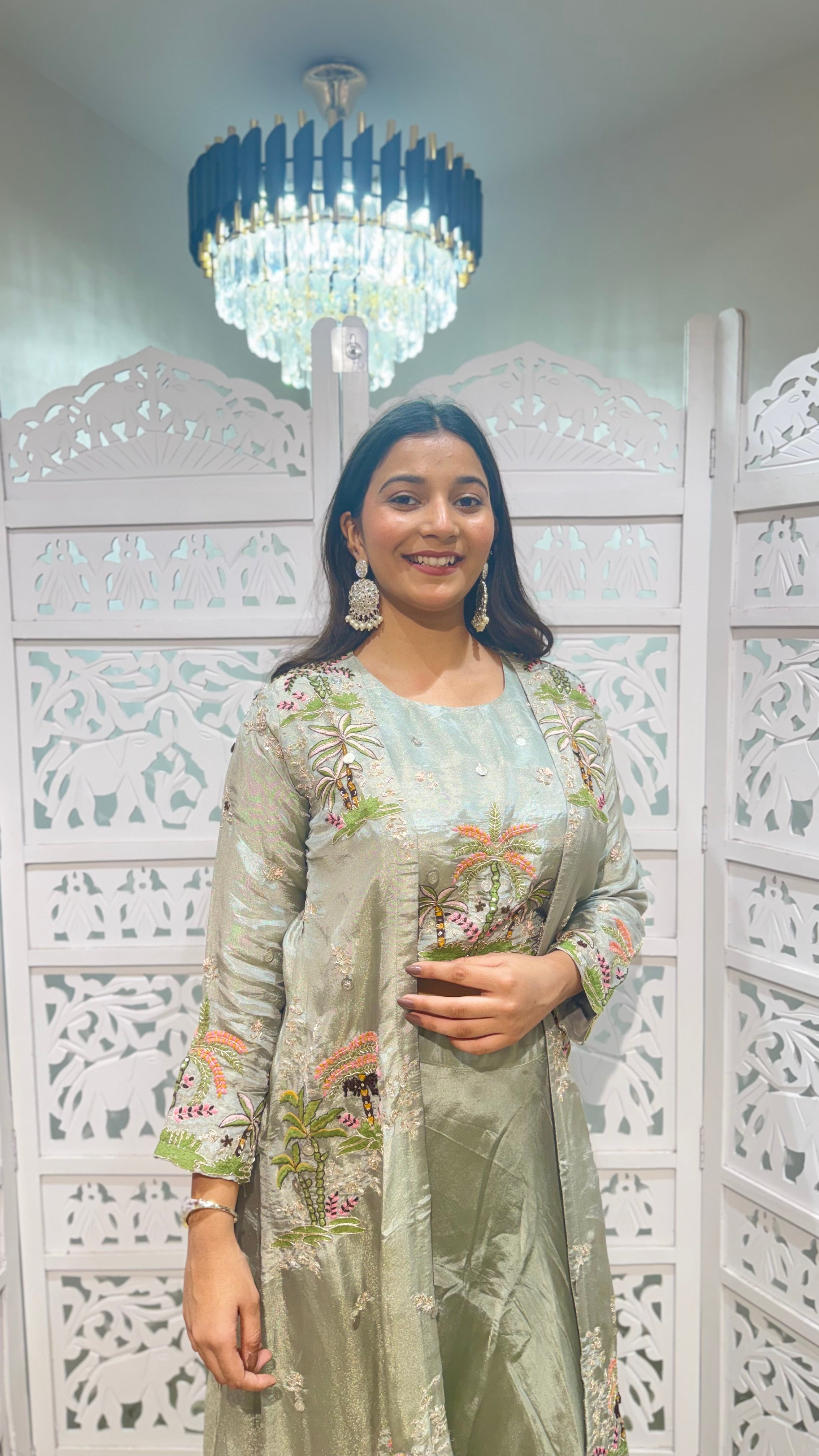 Three piece indowestern