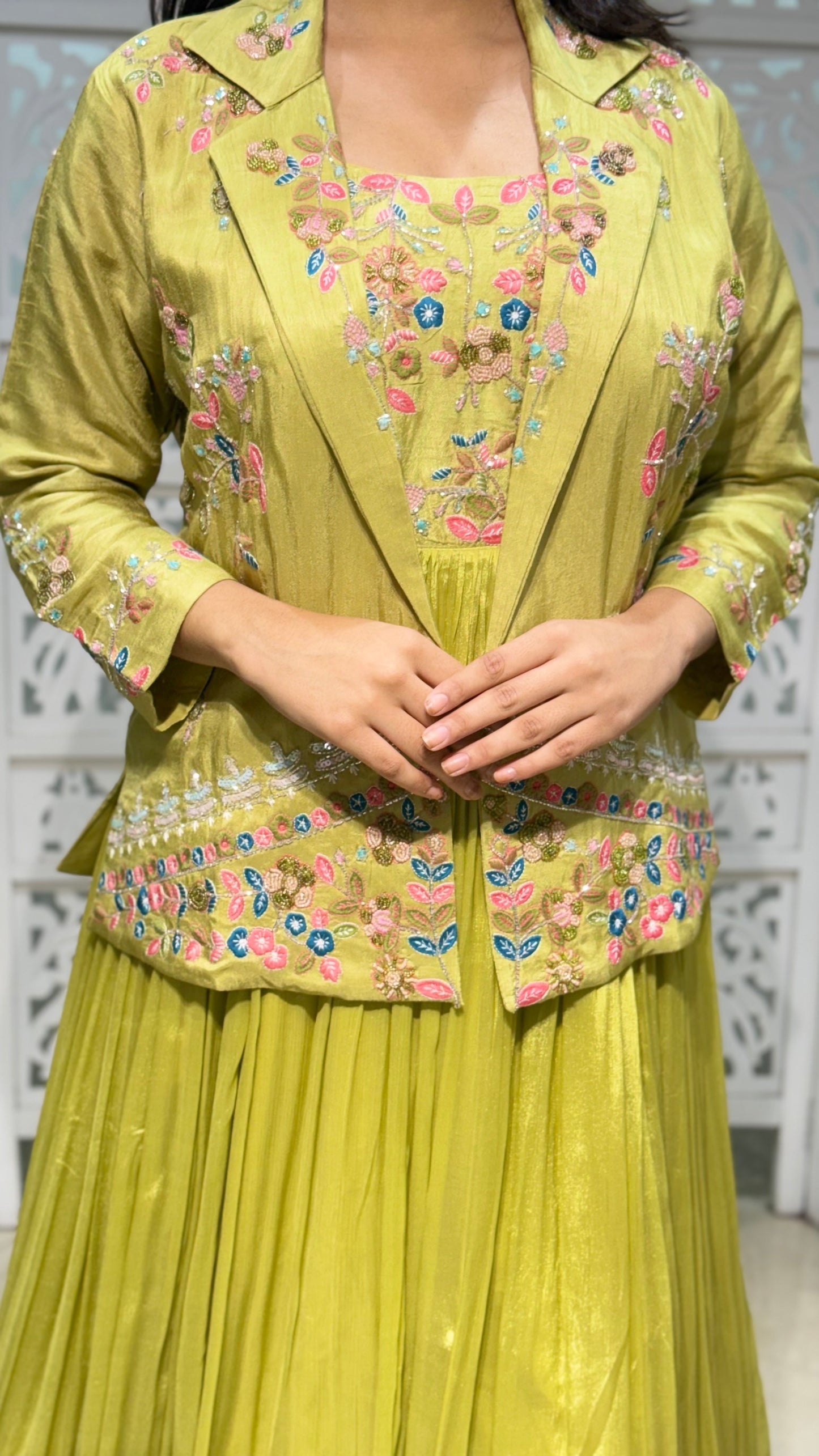 Two piece gown