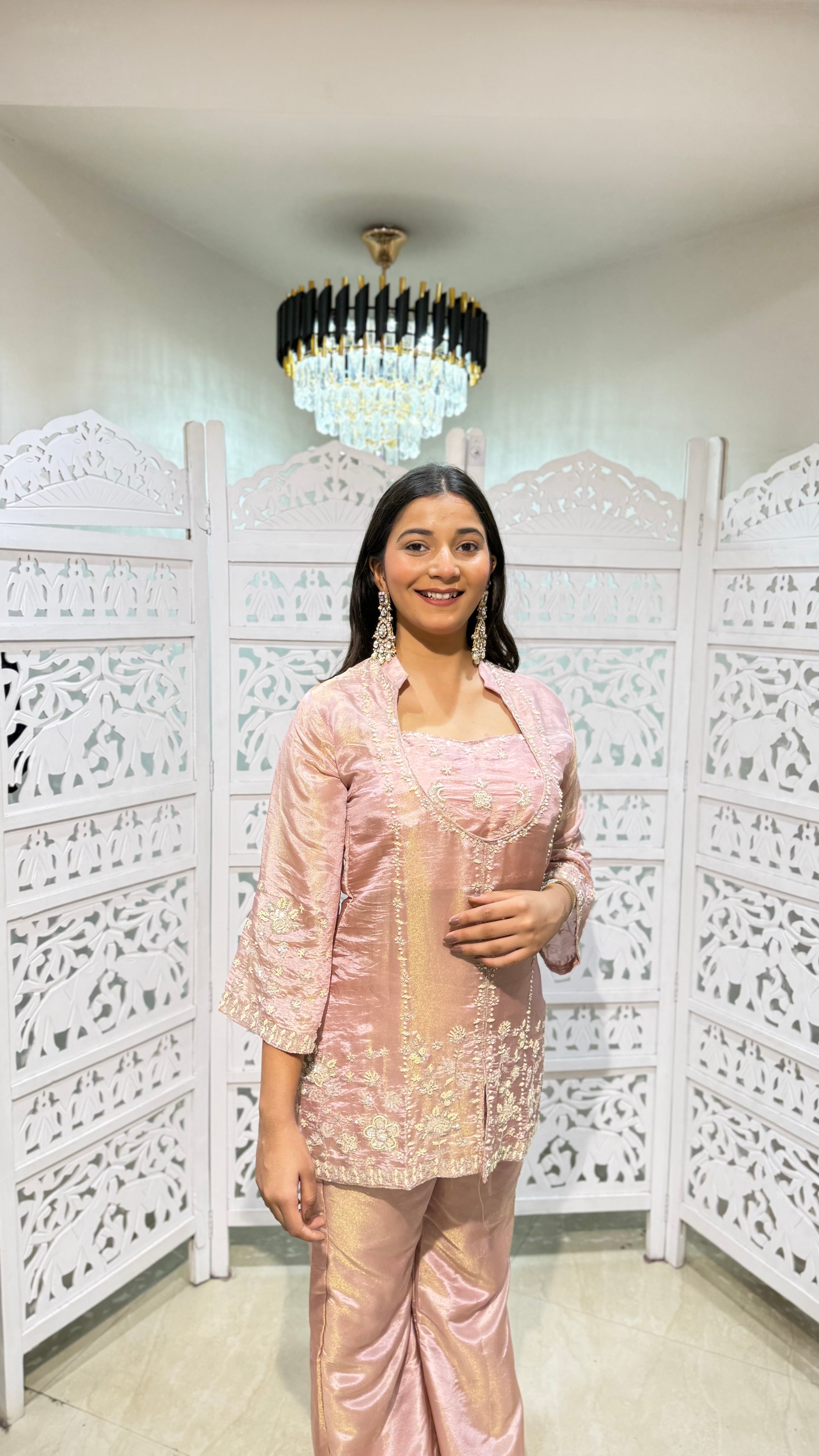 Two piece indowestern