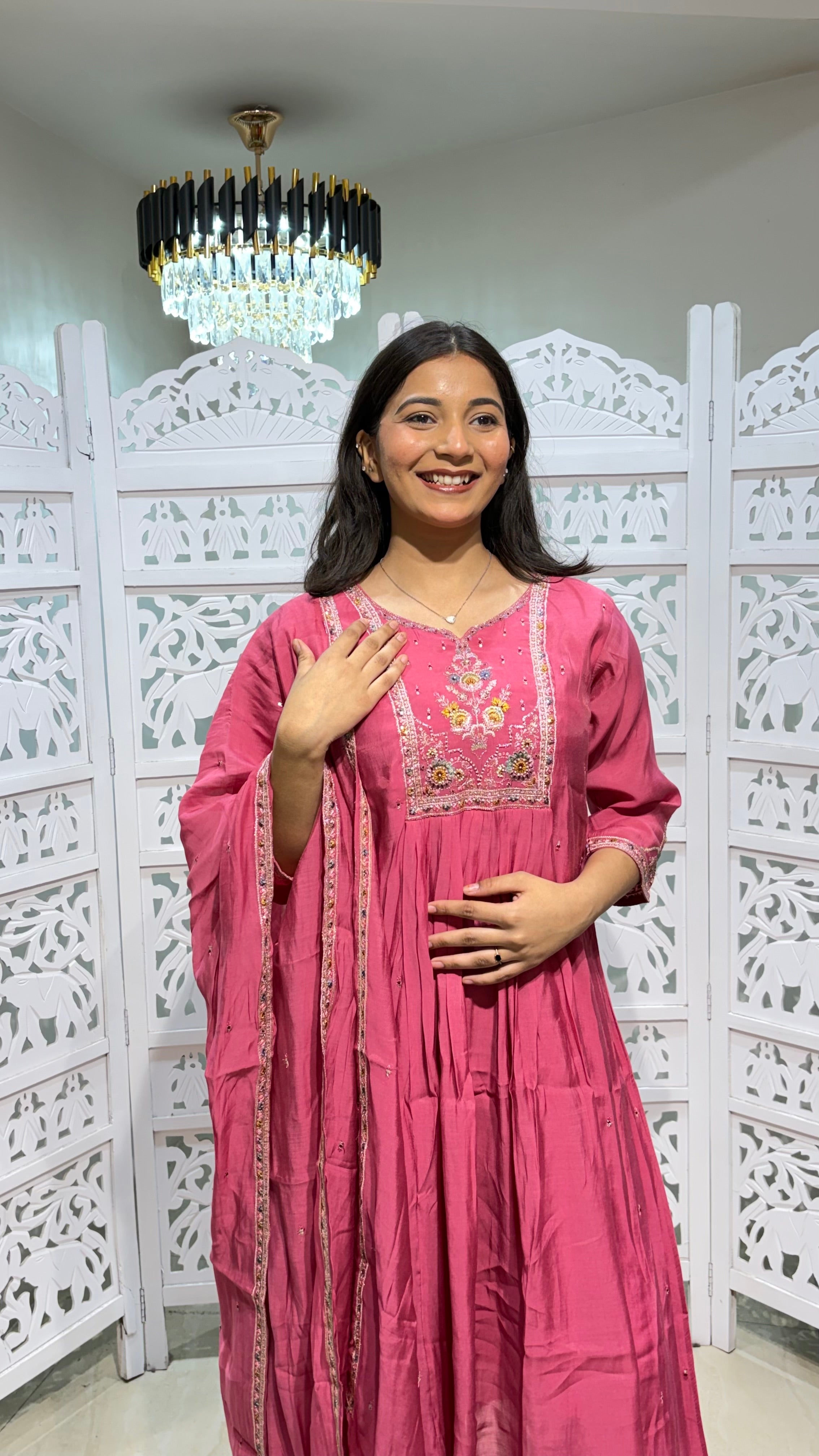 Three piece kurti set