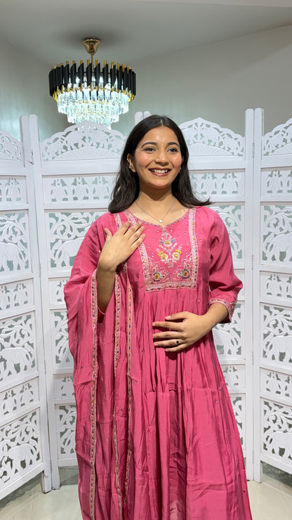 Three piece kurti set