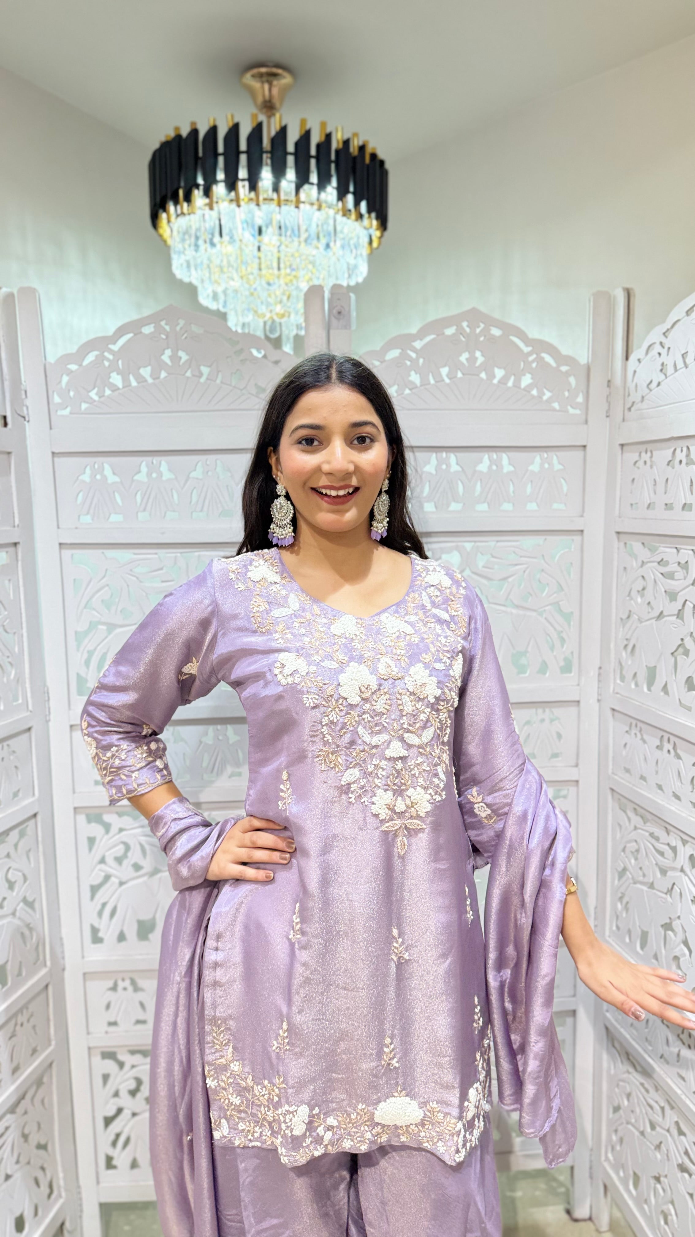 Kurti skirt with duppatta