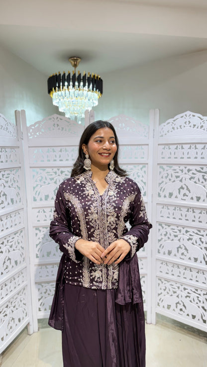 Three piece indowestern